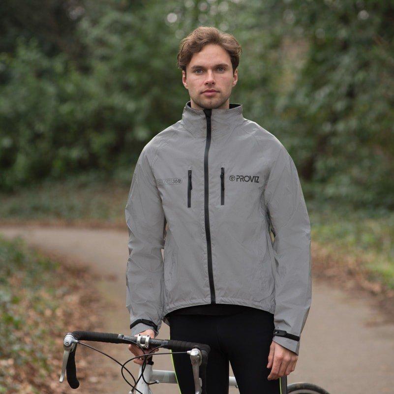 Reflective cycling best sale jacket