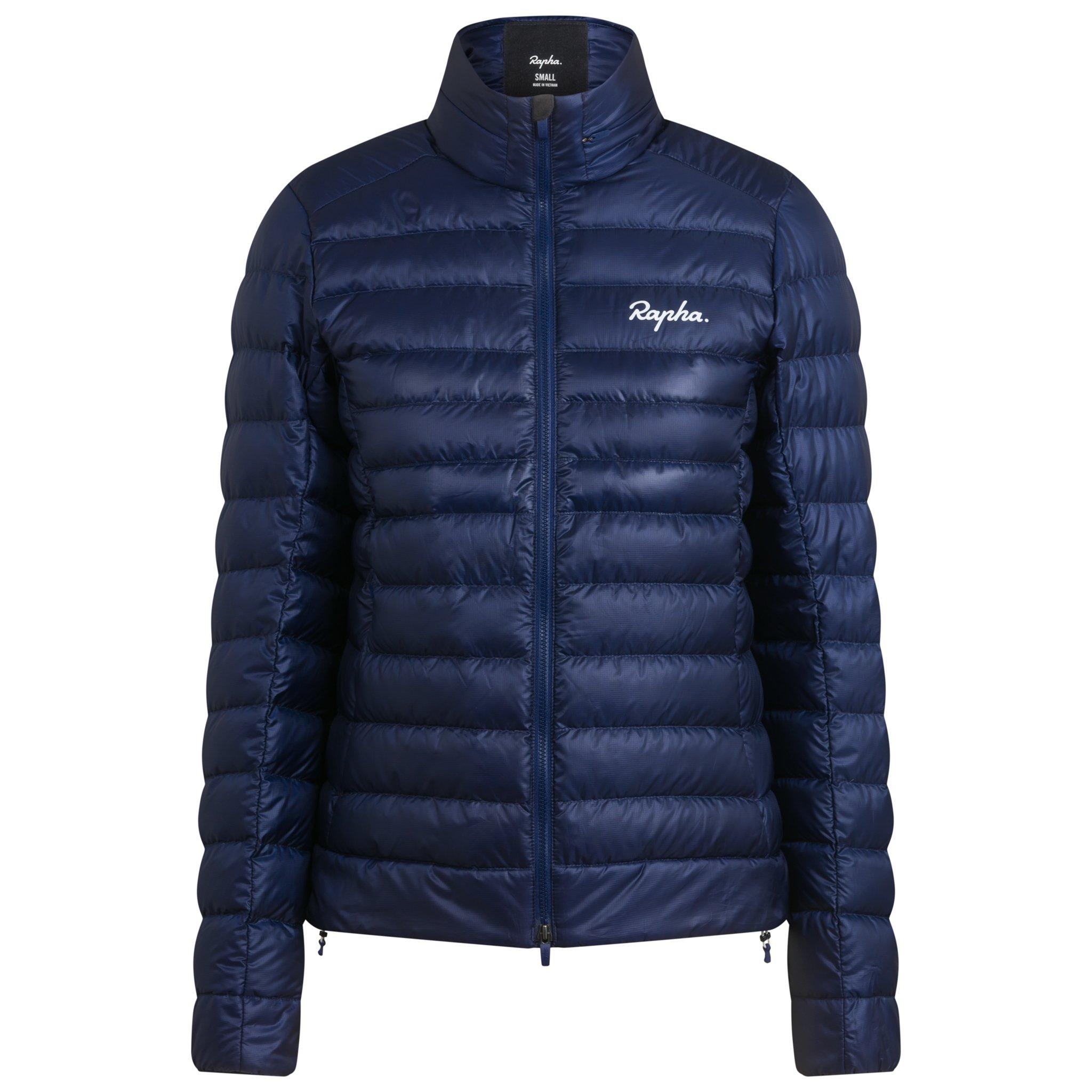 Women s Explore Down Jacket Navy Cycling Jackets Tiso UK