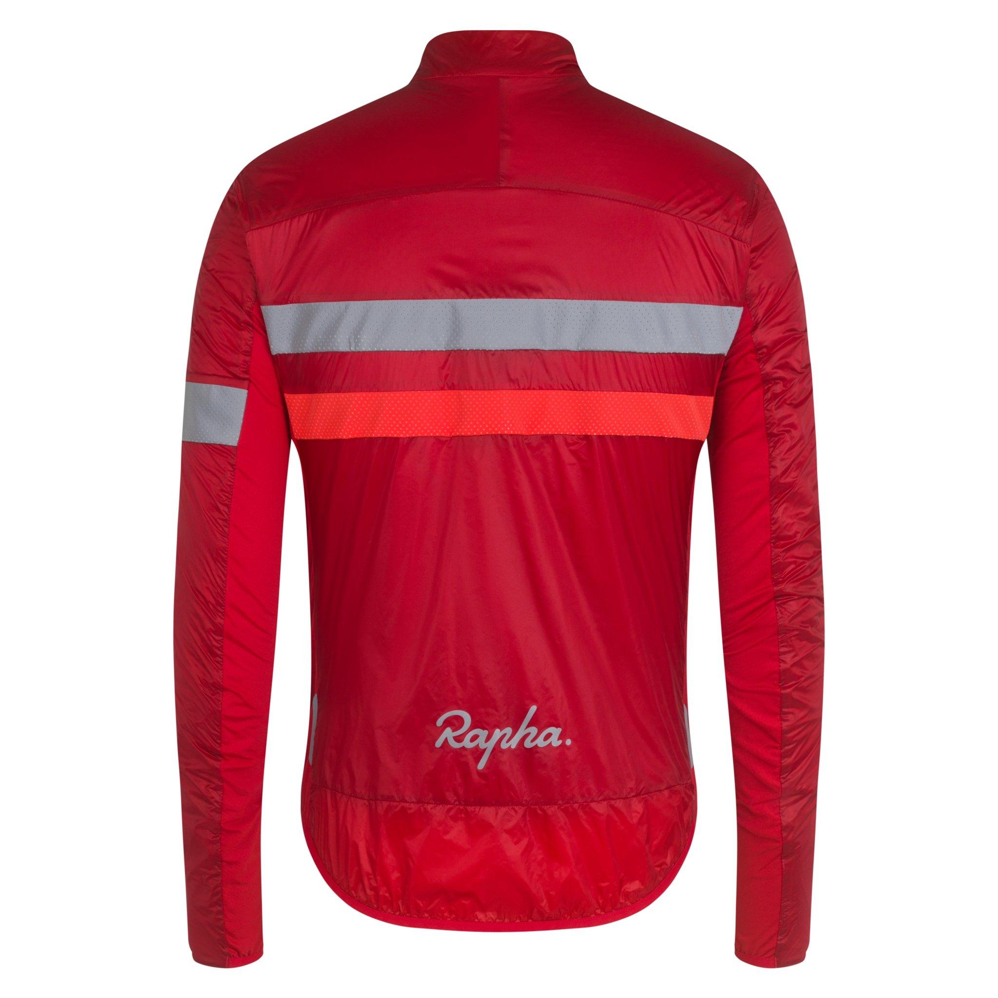 Men's Brevet Insulated Jacket - Red | Cycling | Tiso UK
