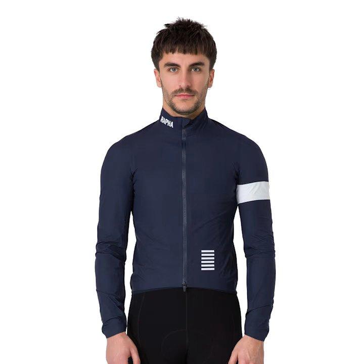 Rapha Men's Pro Team GORE-TEX Rain Jacket - Blue | Tiso