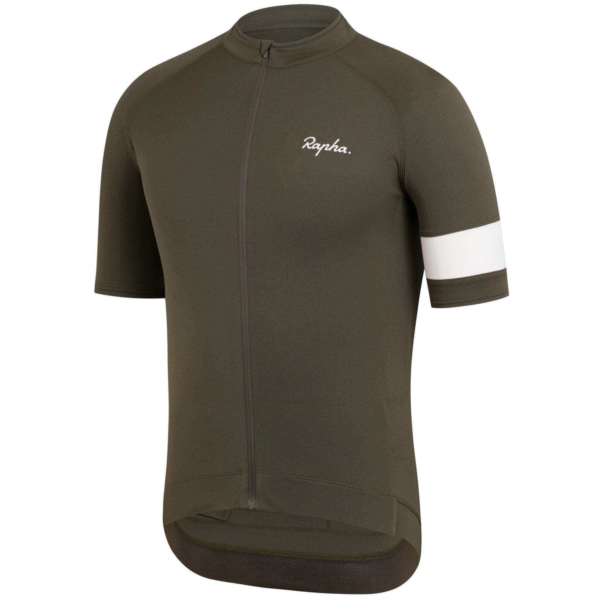 Rapha Men's core jersey S グリーン Rapha Men's Core Jersey - Green | Tiso