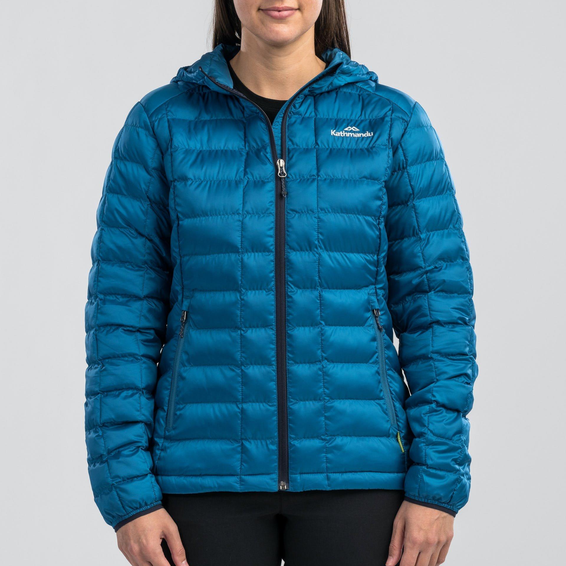 Women's Heli Thermore Hooded Jacket Blue