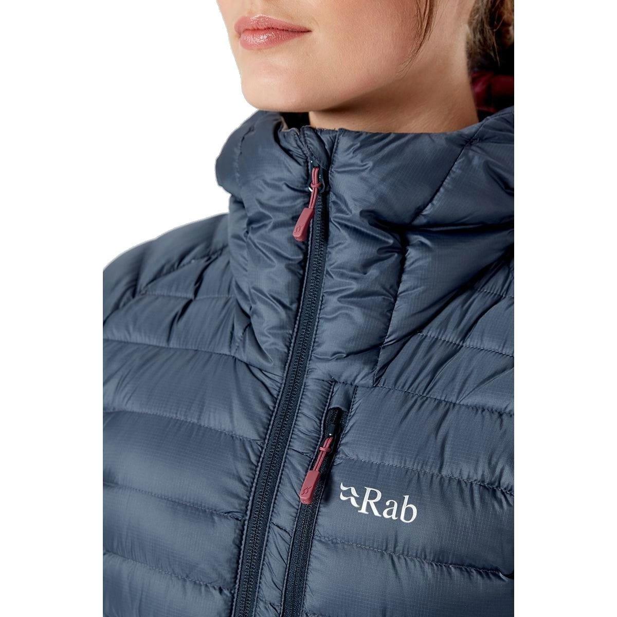 Rab microlight alpine cheap womens jacket steel grey