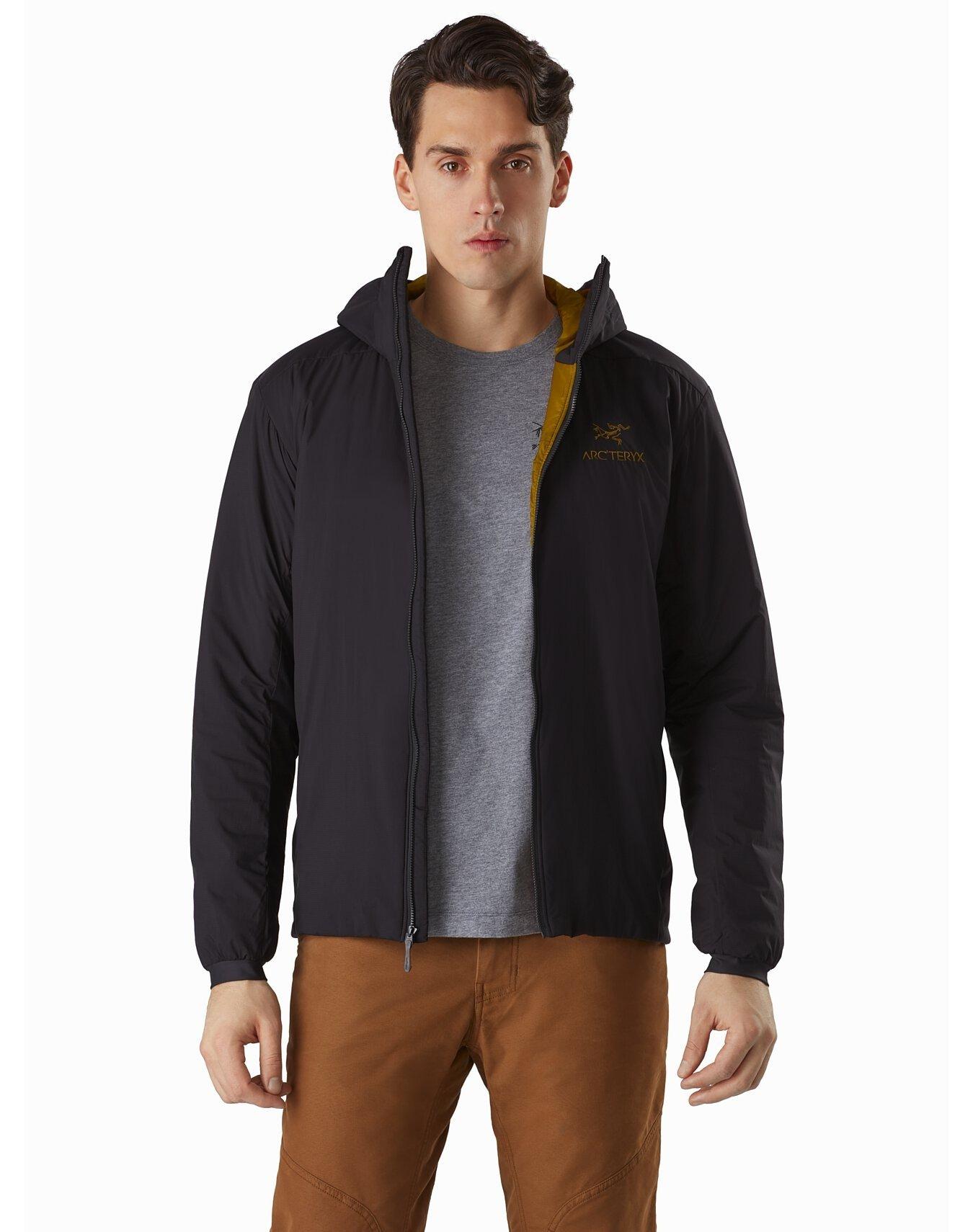 Arcteryx mens atom lt hoody black best sale