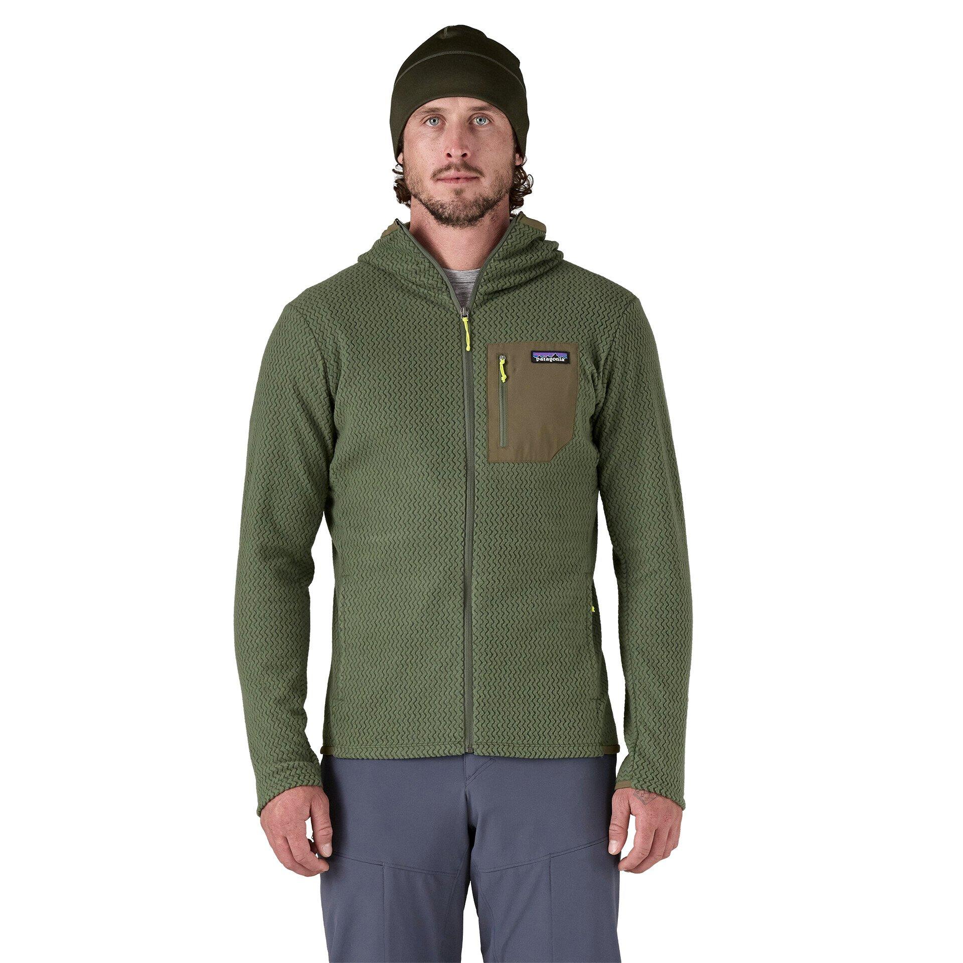 Patagonia Men's R1 Air Full-Zip Hoody Green Tiso