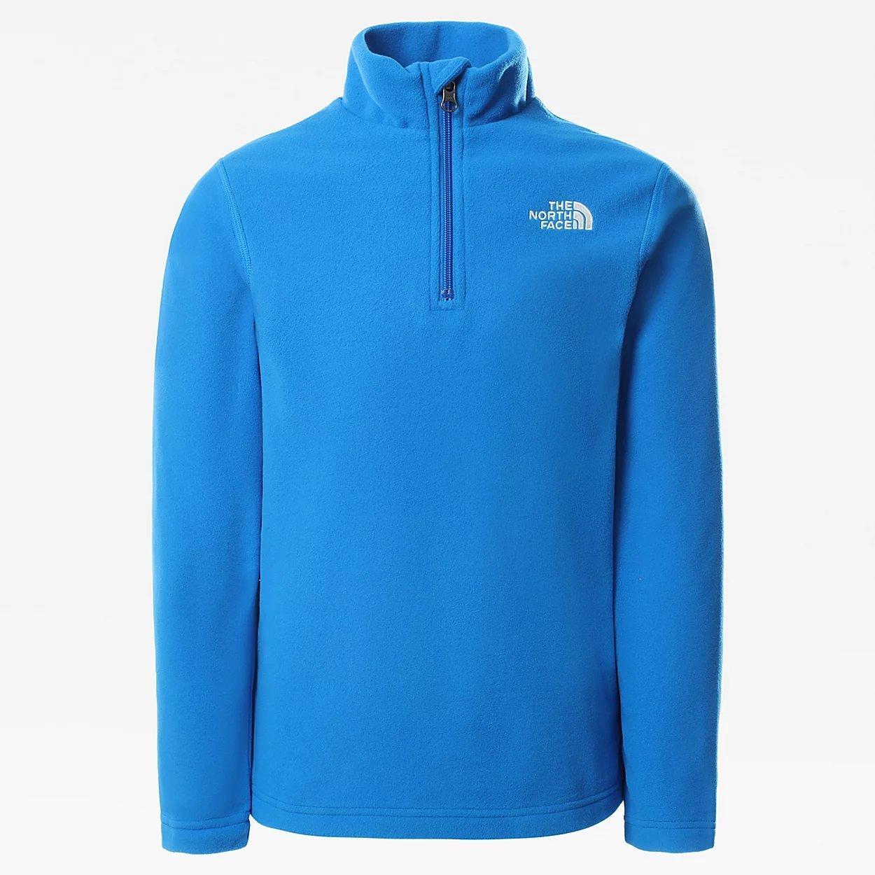 Youth Glacier Quarter Zip Fleece Hero Blue