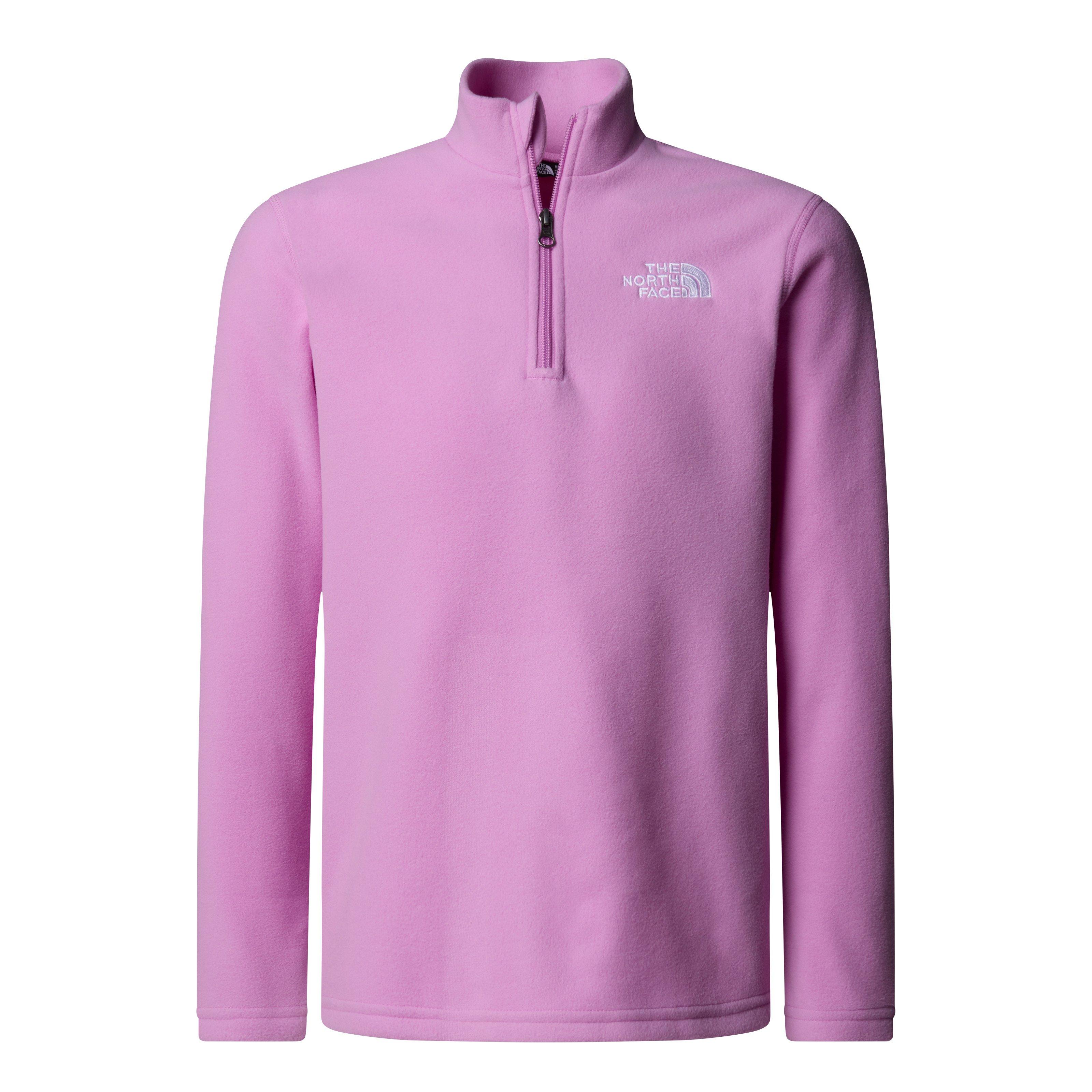 Kids Glacier 1 4 Zip Fleece Pink