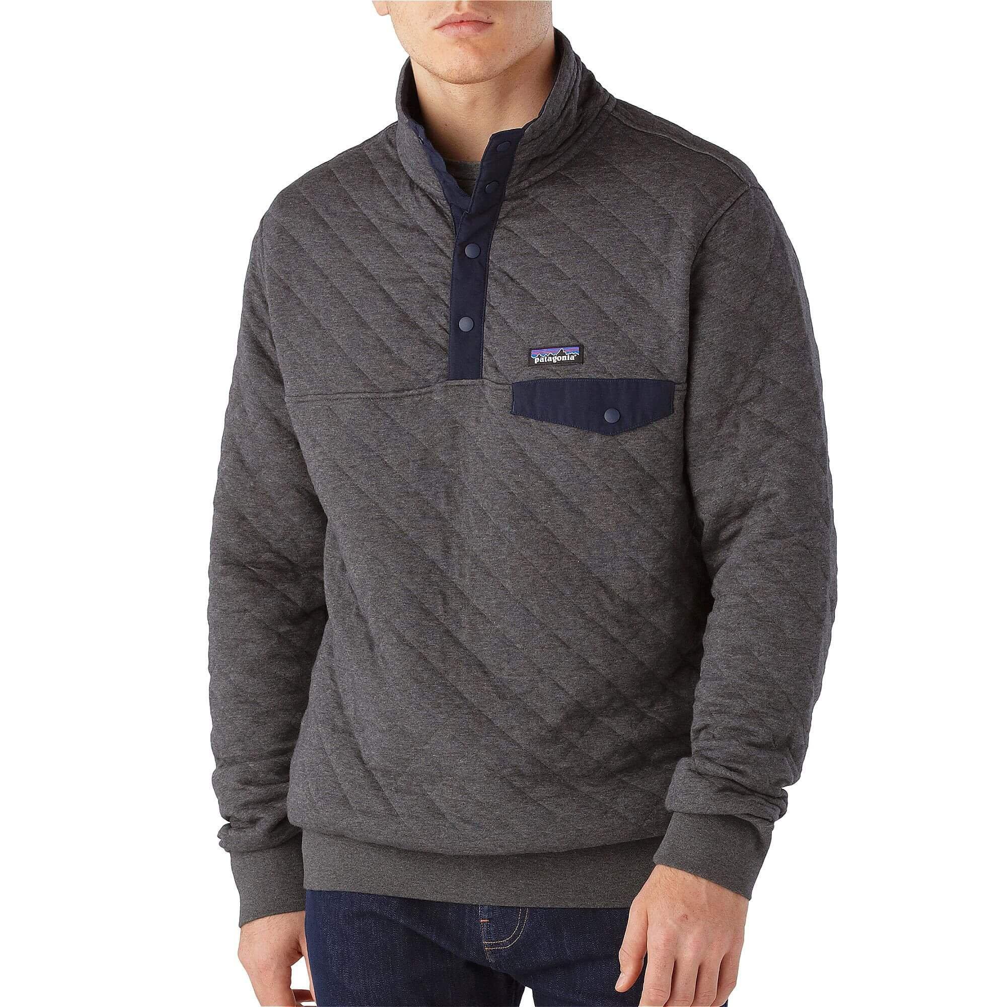 Patagonia Men s Navy Cotton Quilt Snap T Pullover