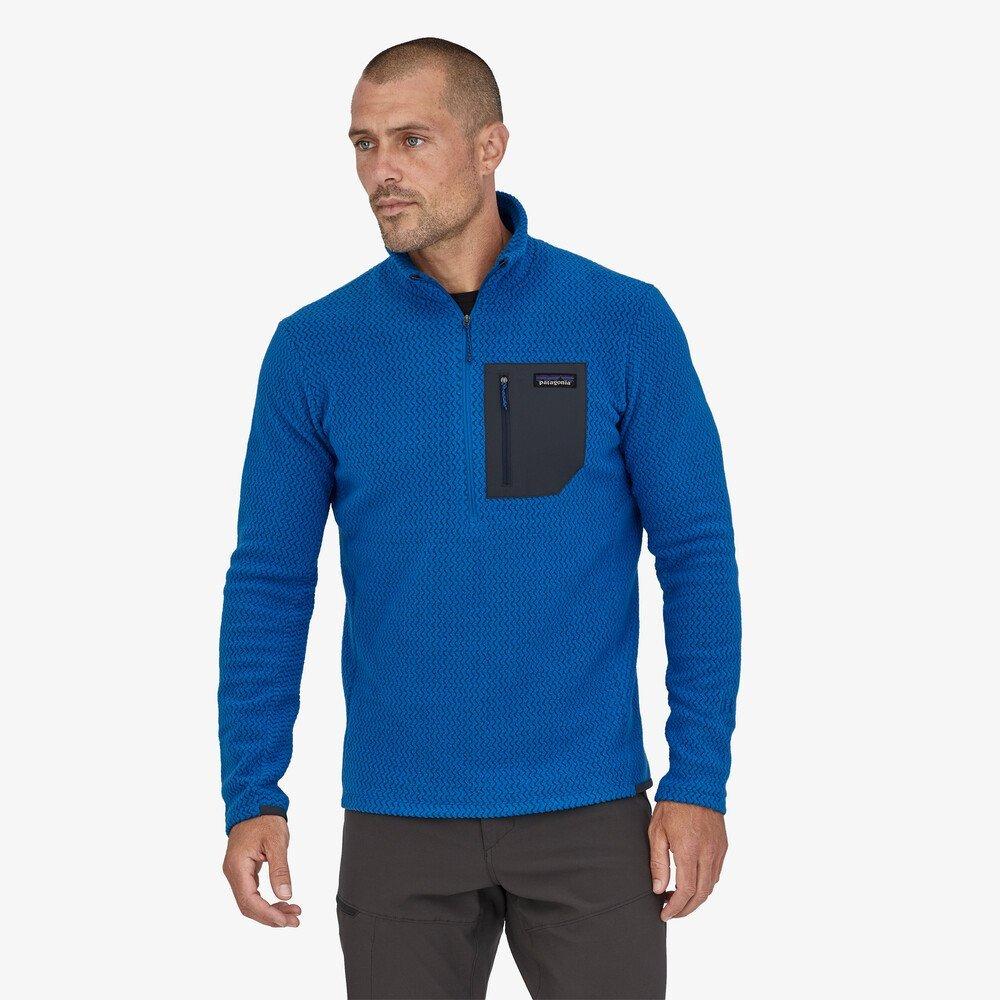 Patagona - Men's R1 Air Zip Neck - Alpine Blue | Men's