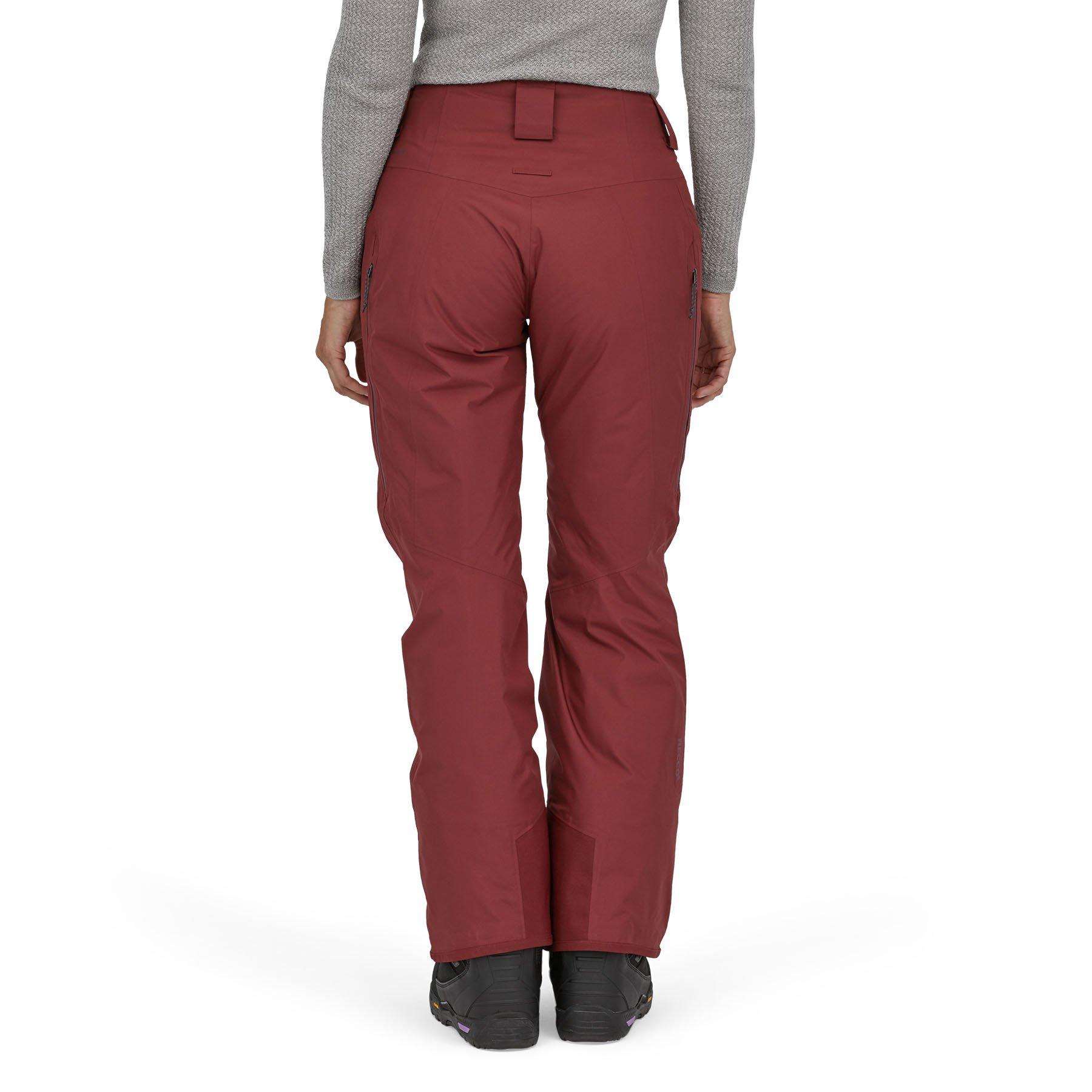 Women s Insulated Powder Town Pants Sequoia Red Salopettes Ski pants Tiso UK
