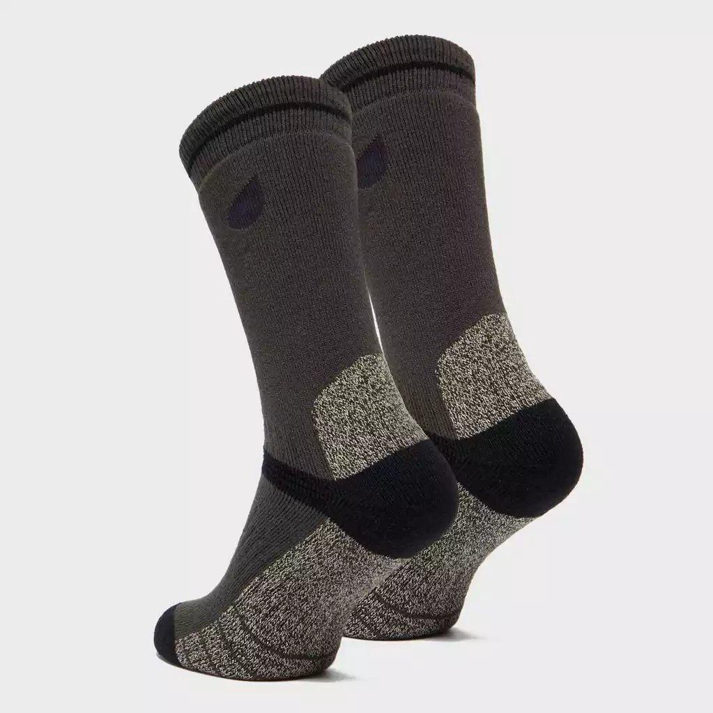 Melville Walking Sock 2 Pack Steel Grey