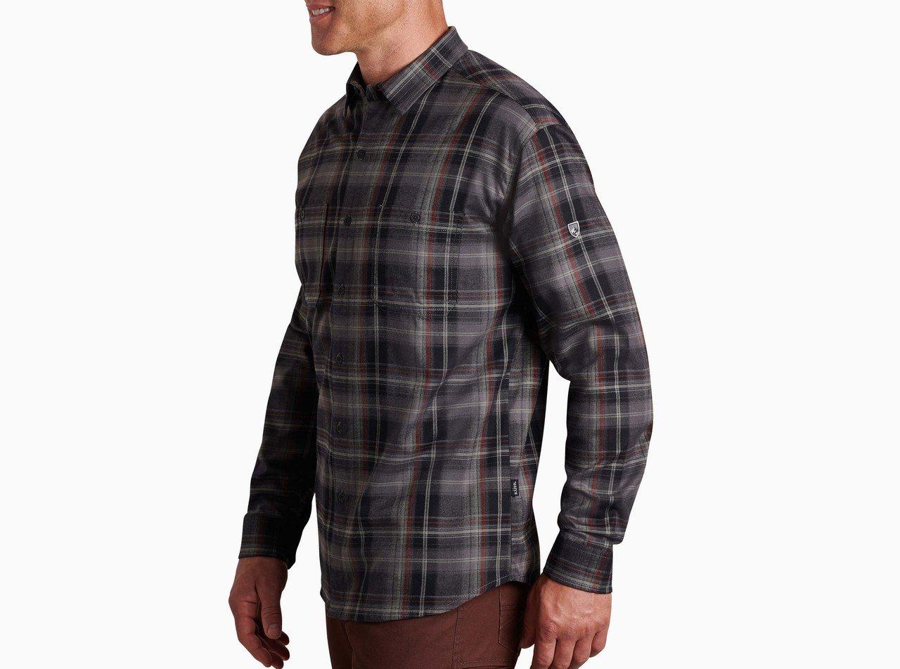 Kuhl Men's Fugitive Flannel Shirt Cast Iron Men's Shirts Tiso UK