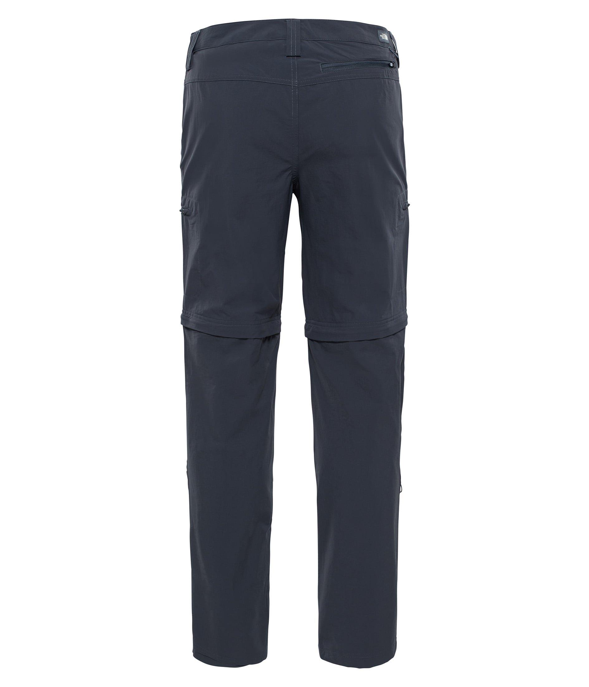 the north face zip off trousers