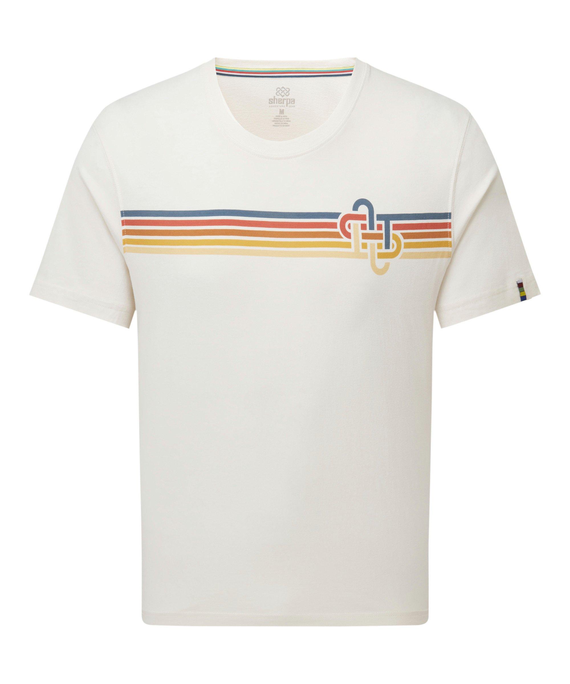 Sherpa Adventure Men's Retro Knot T-Shirt Cream Tiso