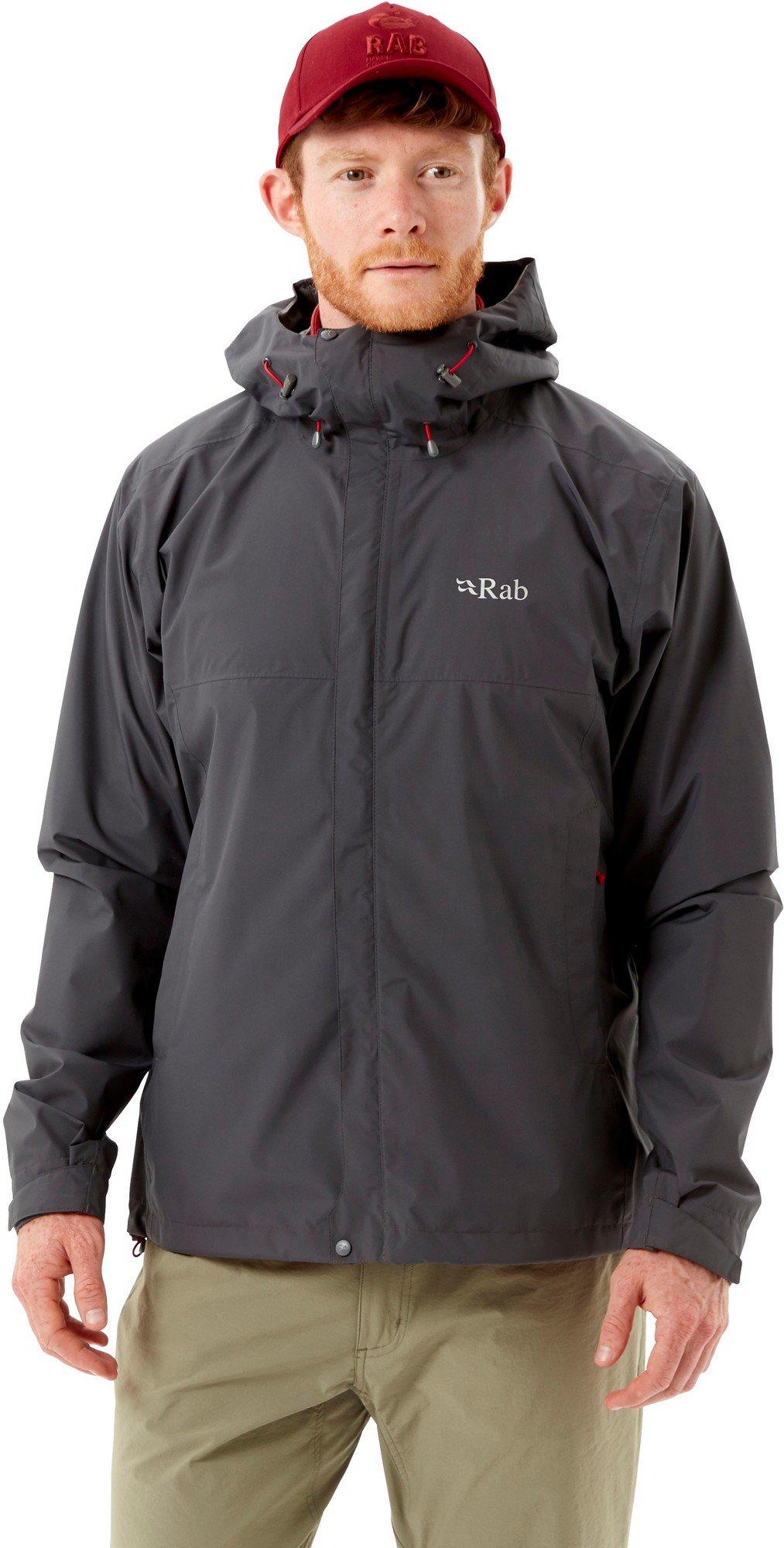Rab Men's Downpour Plus 2.0 Waterproof Jacket Waterproof Jackets
