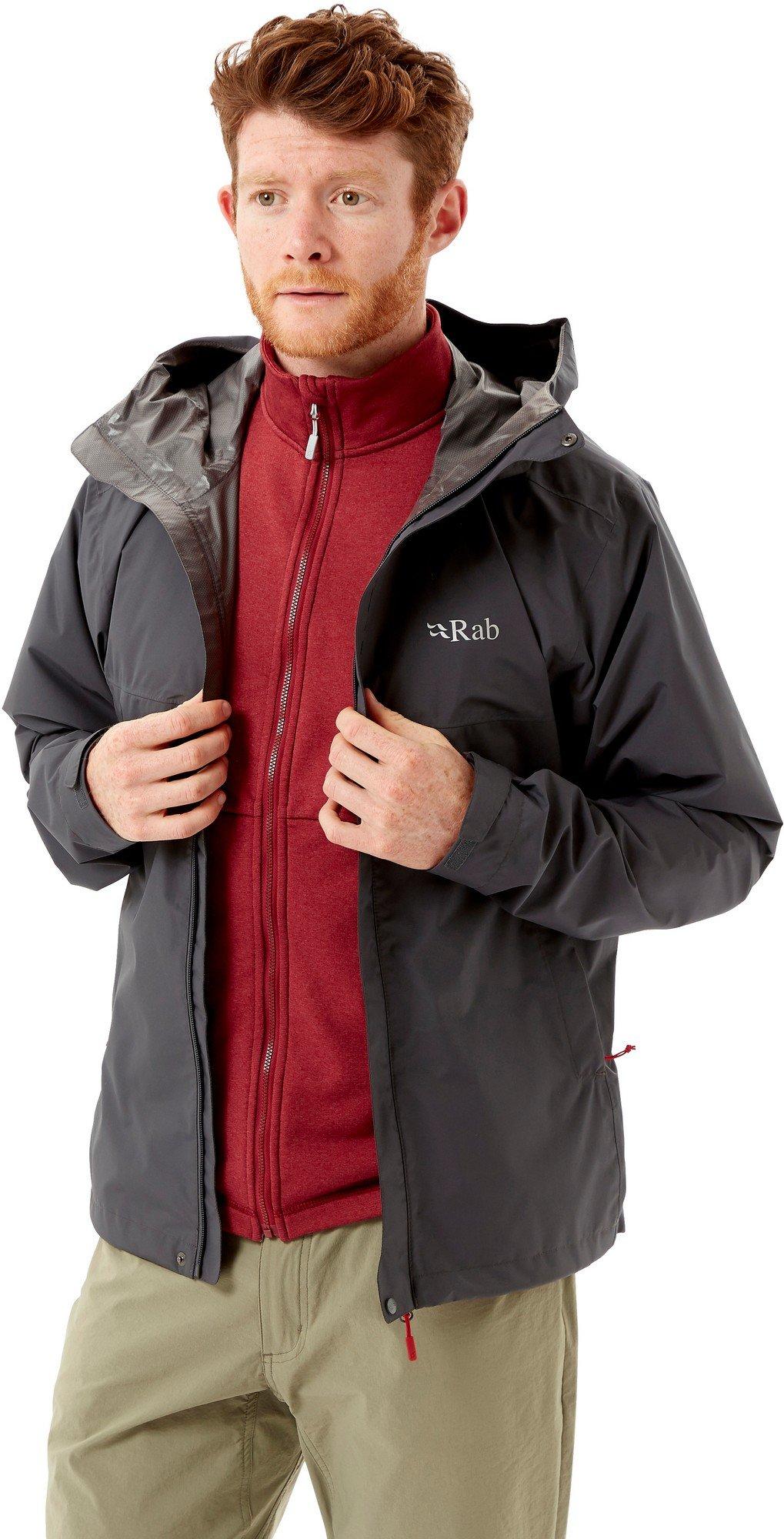 Rab Men's Downpour Plus 2.0 Waterproof Jacket Waterproof Jackets