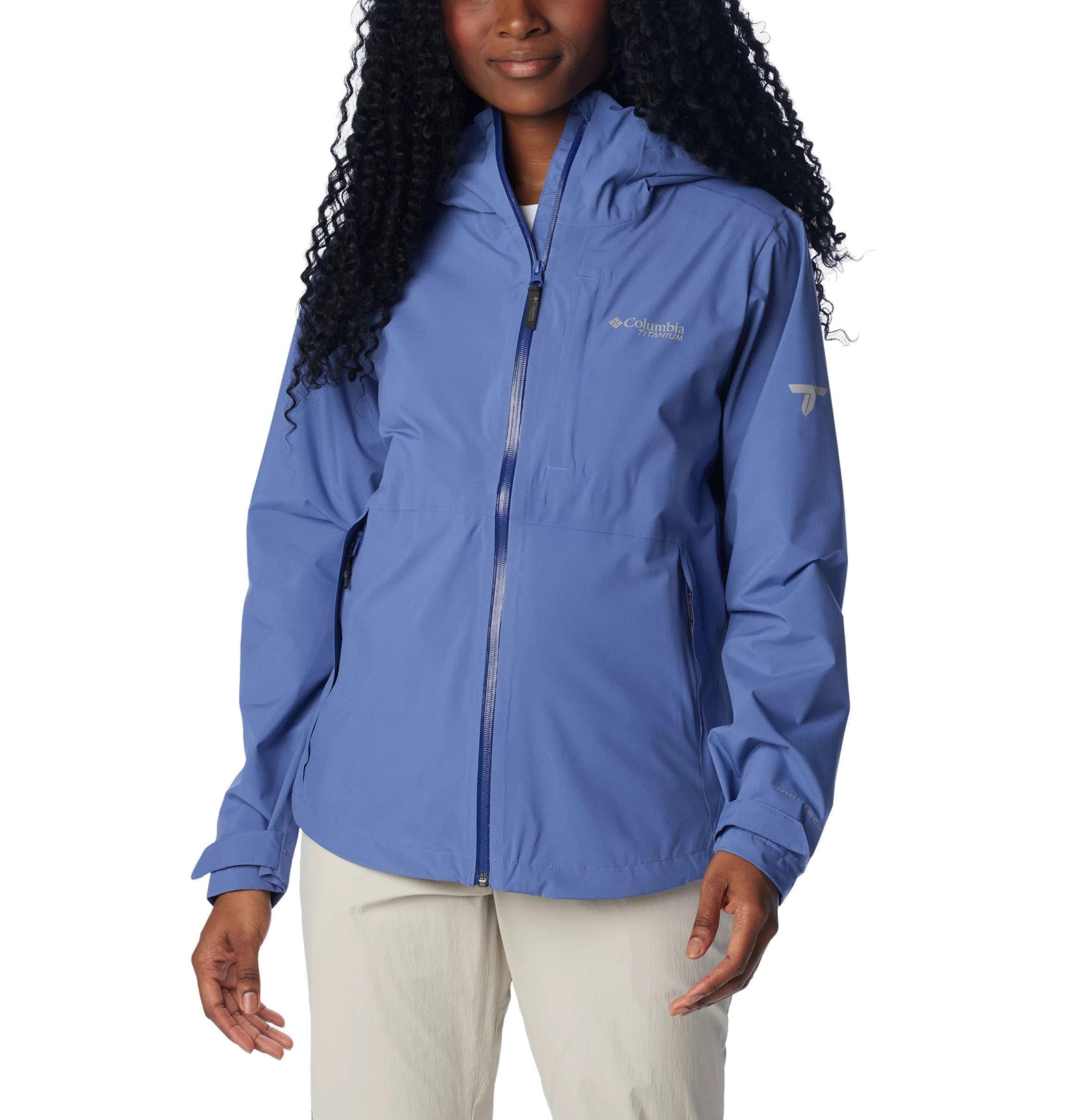 Columbia Women s Ampli Dry II Waterproof Jacket Purple Tiso