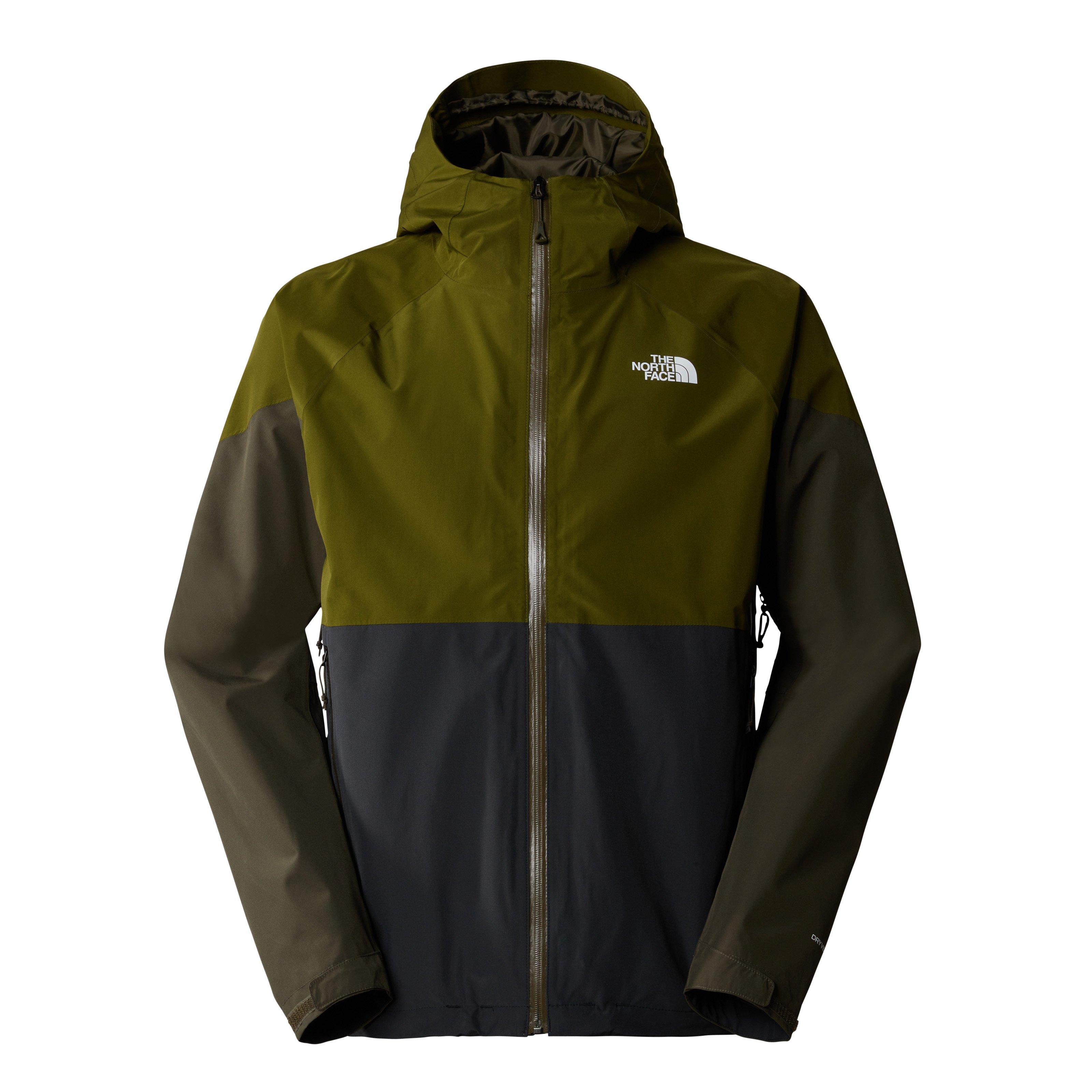 Men's Lightning Zip In Jacket Green Grey