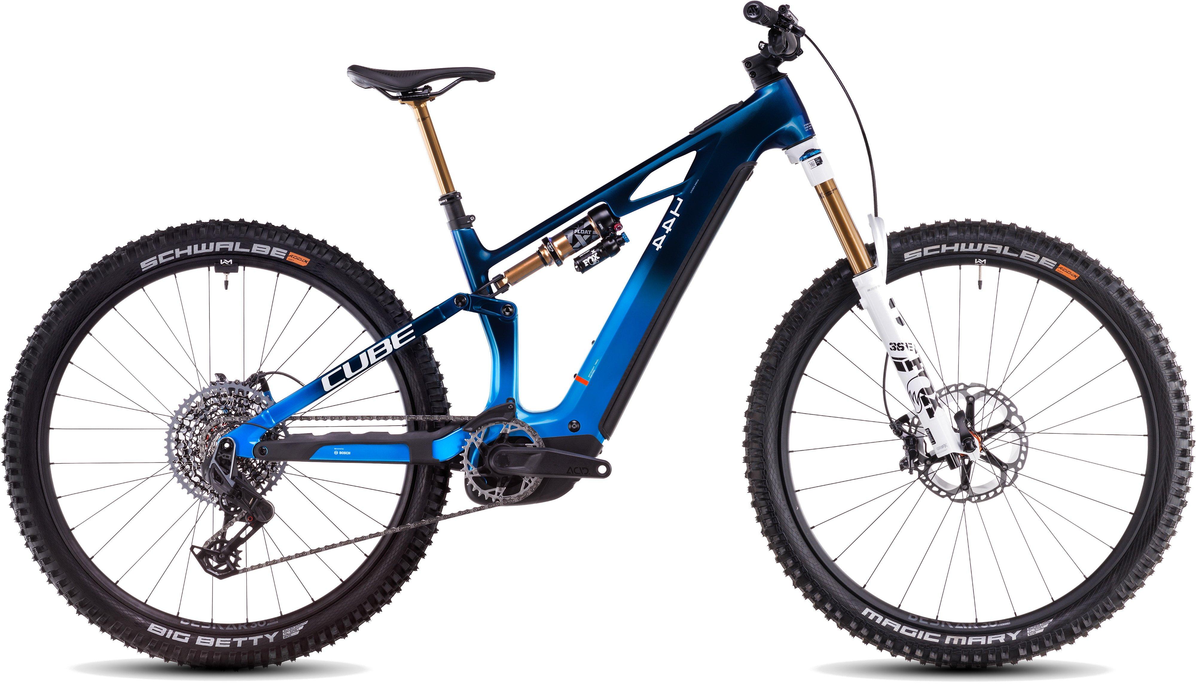 Cube Bikes Stereo Hybrid One44 HPC AT 800 Mountain E-Bike Blue