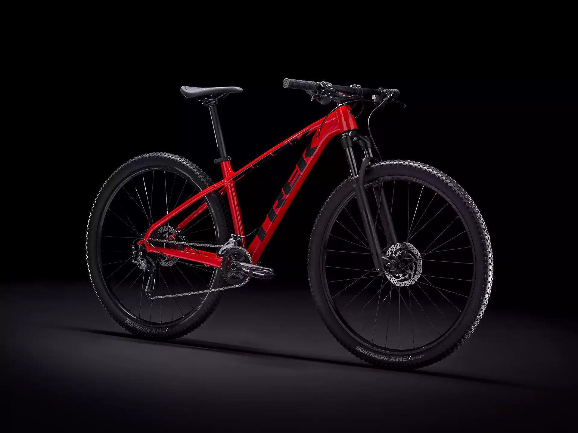 Trek mountain bike red and black sale