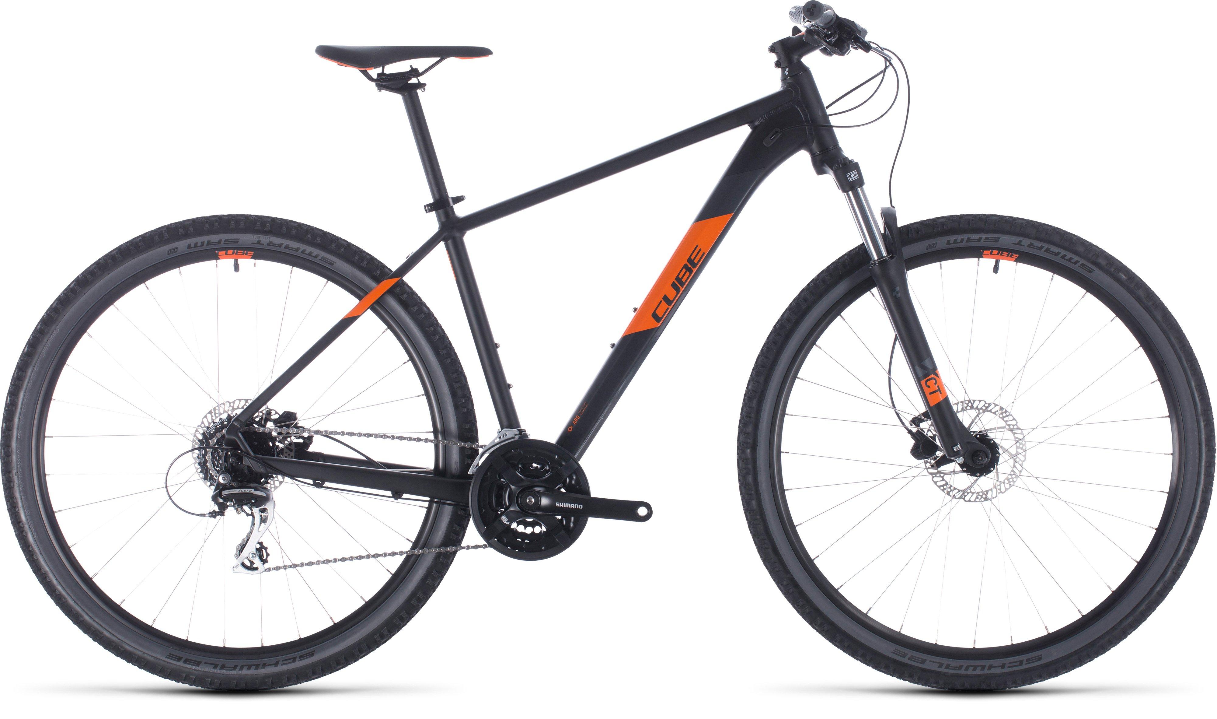 Cube Aim Pro 29 Hardtail Mountain Bike 2020 Black Orange