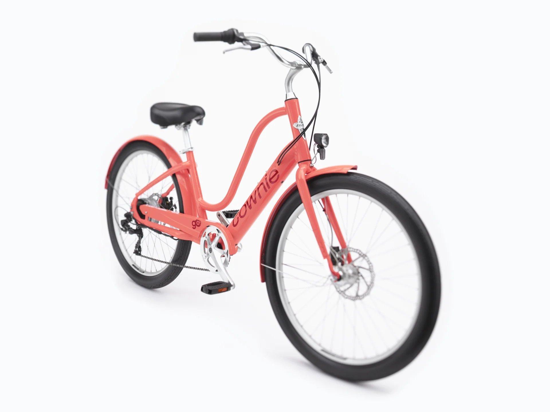 Pink townie sale bike