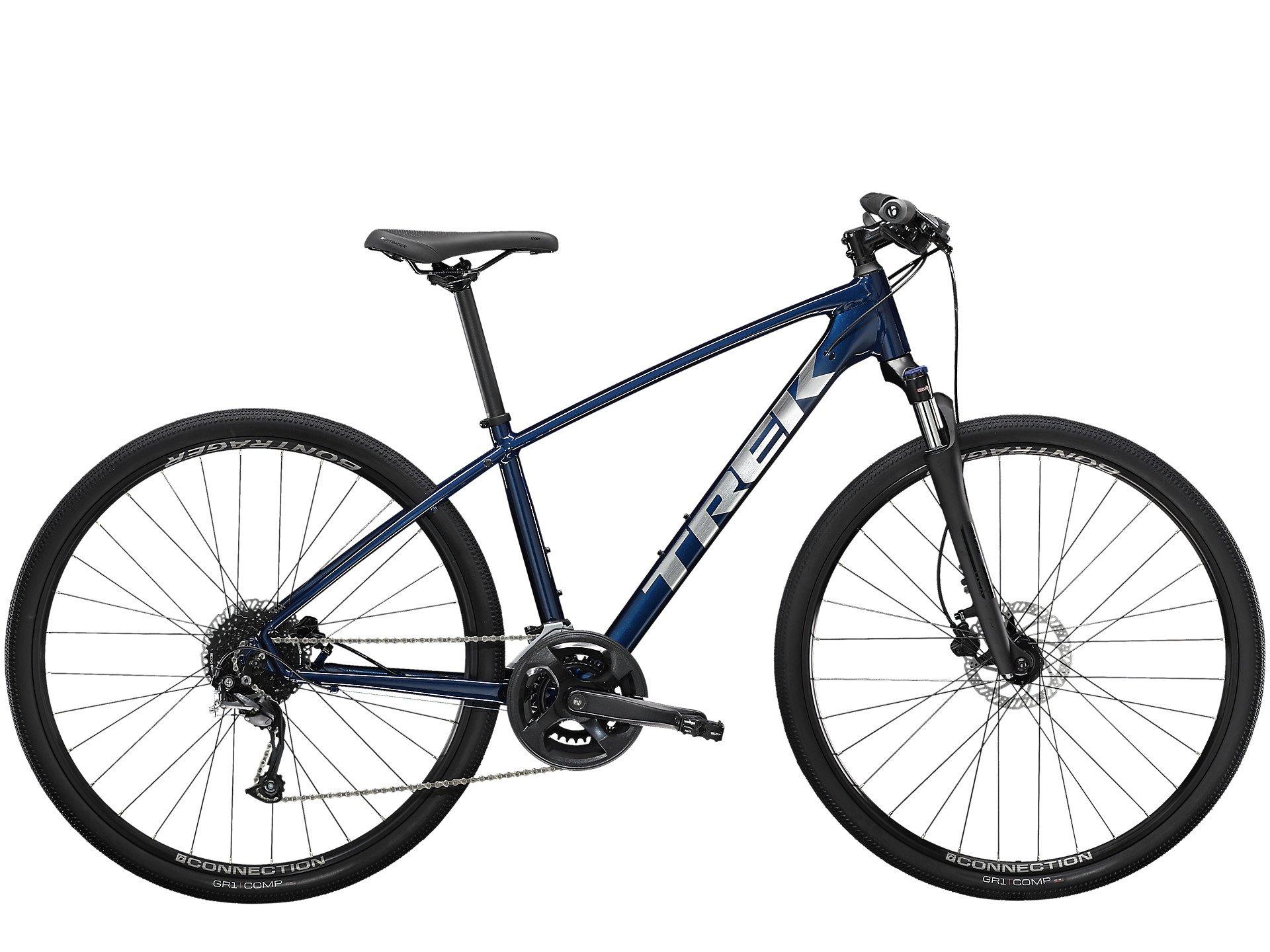Unisex Trek Dual Sport 2022 Hybrid Bikes Tiso UK