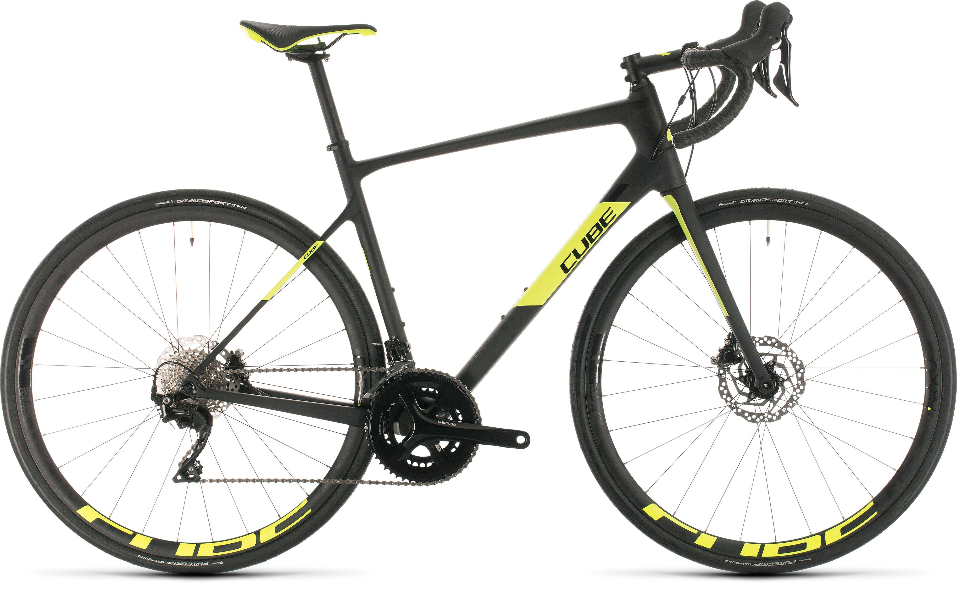 Attain GTC Race Road Bike 2020 Black/Yellow