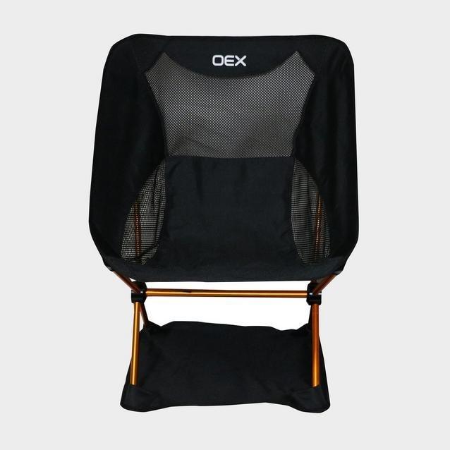 OEX UltraLite Chair Black Camping Tiso UK