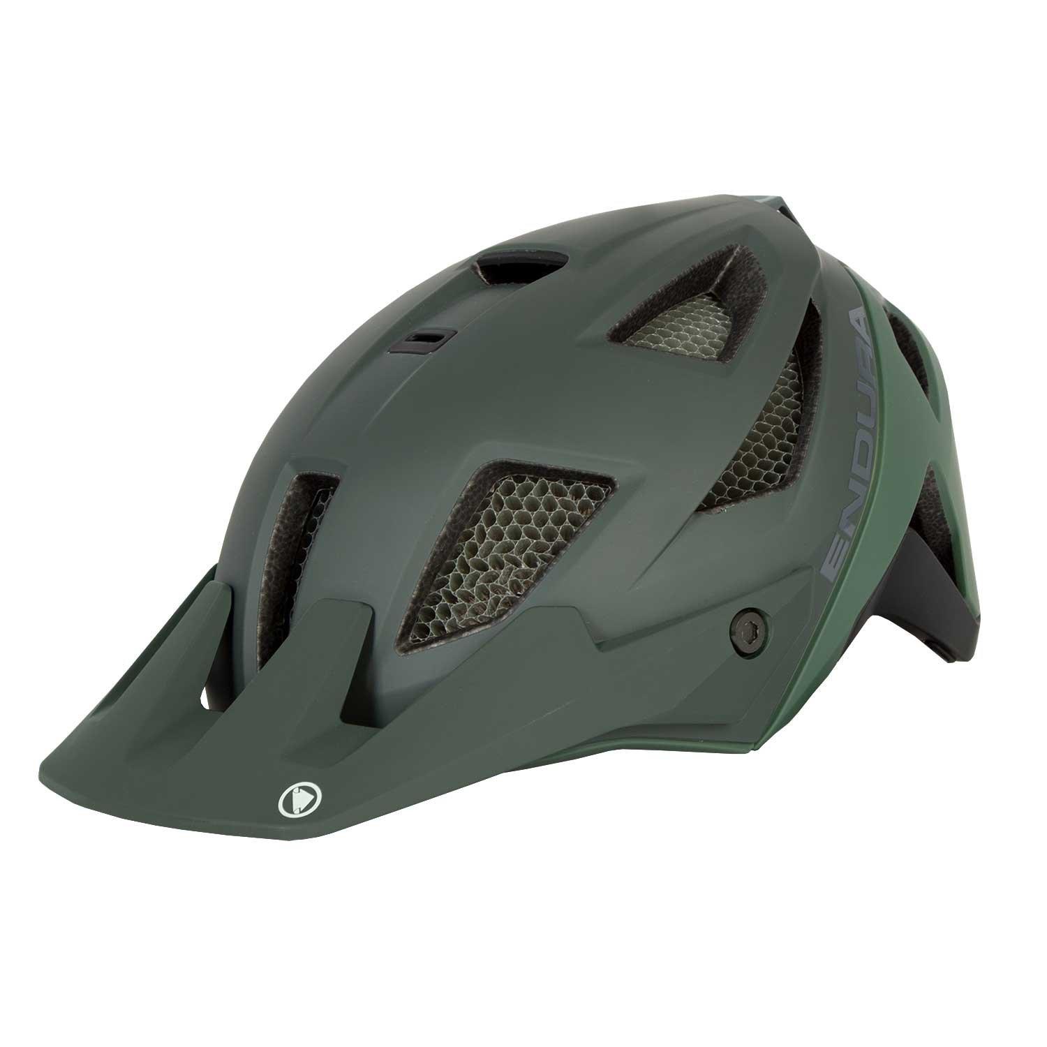 Endura MT500 Mountain Bike Helmet Olive Green Mountain Biking Helmets Tiso UK