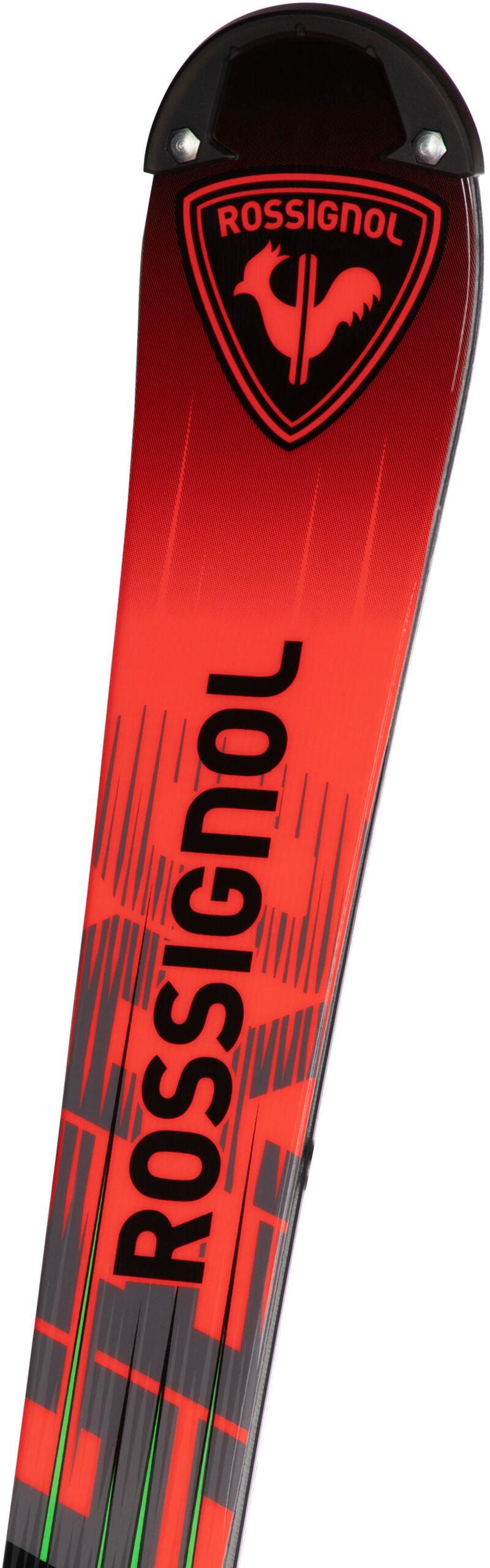Rossignol Kids' Hero Athlete SL Pro Skis + SPX11 - Red | Tiso