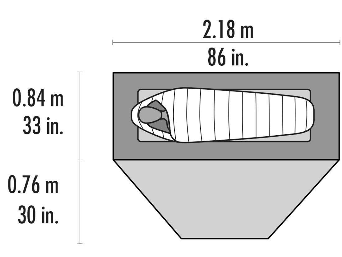 MSR Elixir 1 Tent Backpacking One Person Tent Tiso