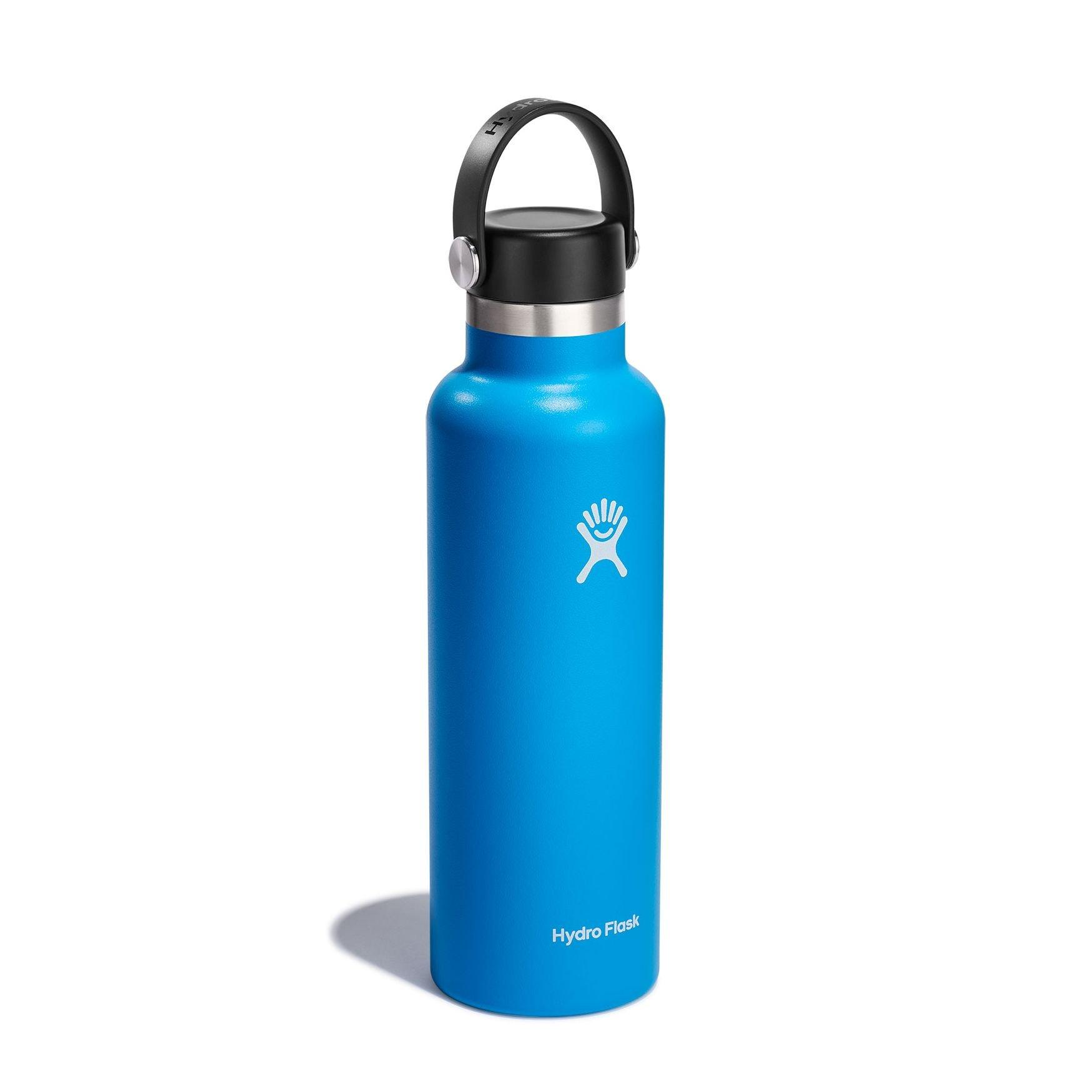 Hydro Flask Standard Mouth 21 oz Columbia PFG Stainless Water Bottle w/ Lid  Blue