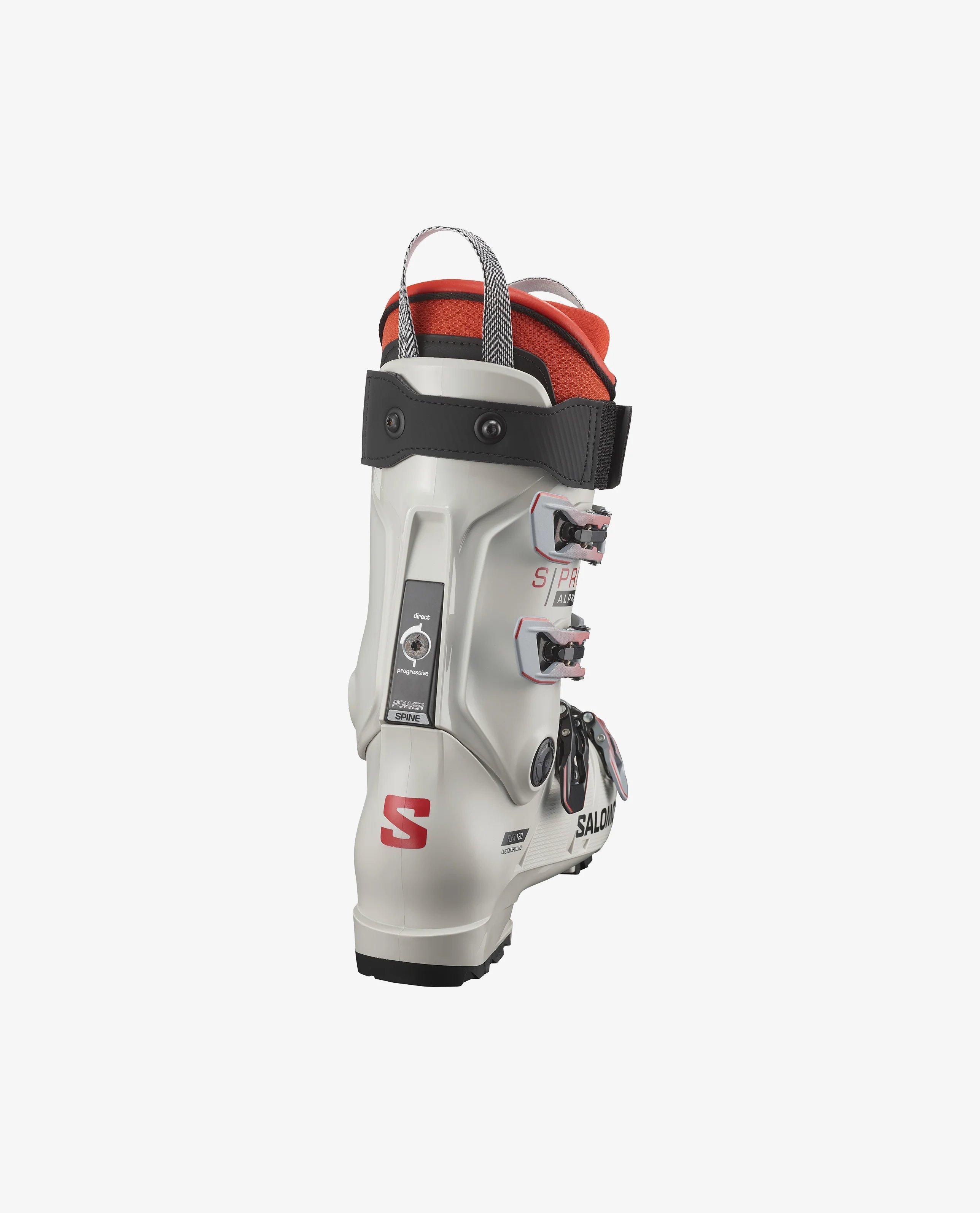 Salomon Men's S/Pro Alpha 120 Ski Boots - Grey Aurora/Red/Black