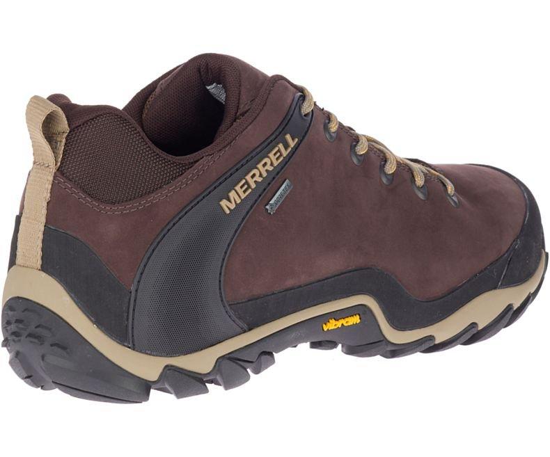 Men's Merrell Cham Low Leather Gore-Tex Approach Shoe Walking Shoes  Tiso