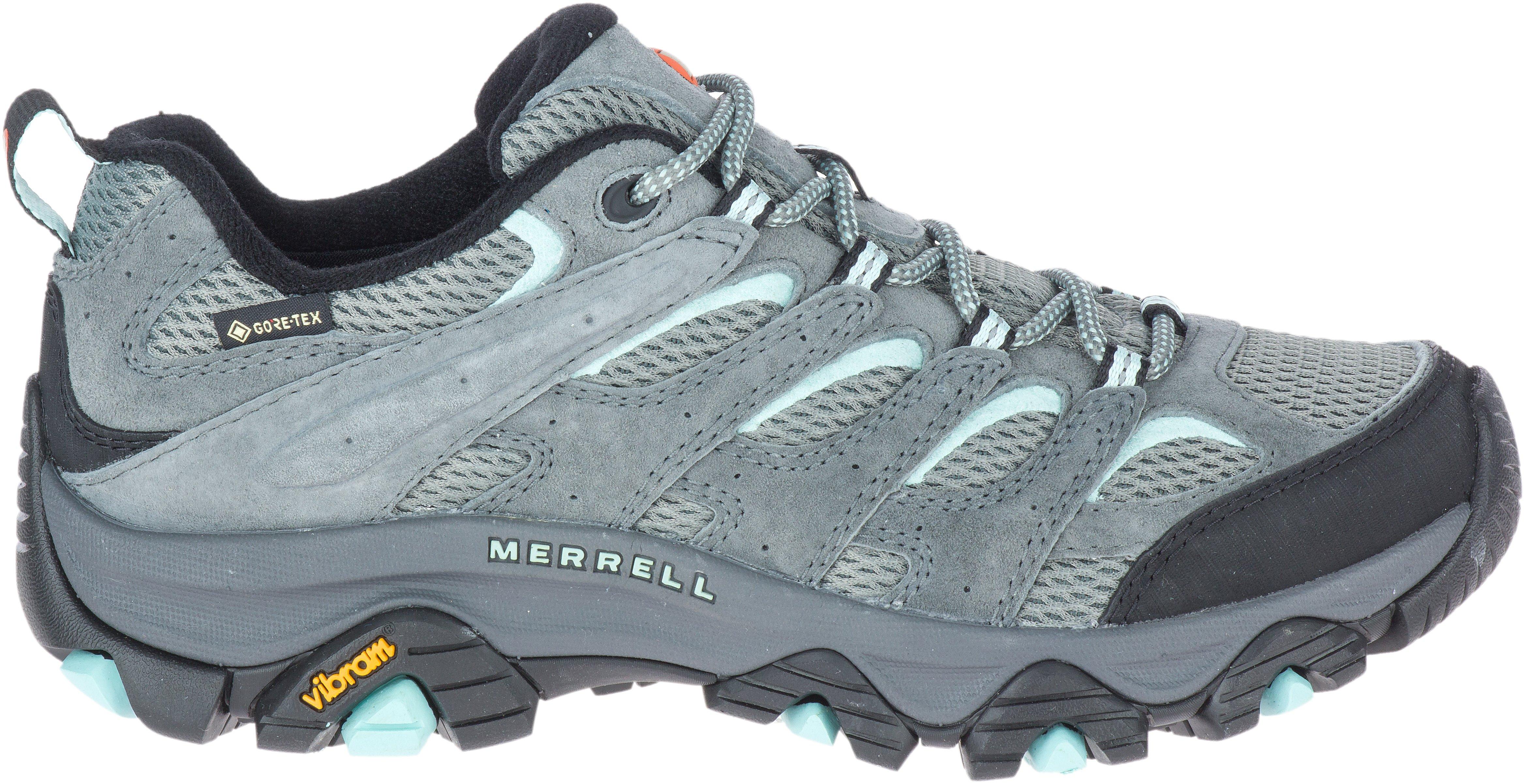 Merrell Moab 3 GTX Gore-Tex Monument Fuchsia Grey Women Outdoors Trail  J037202 