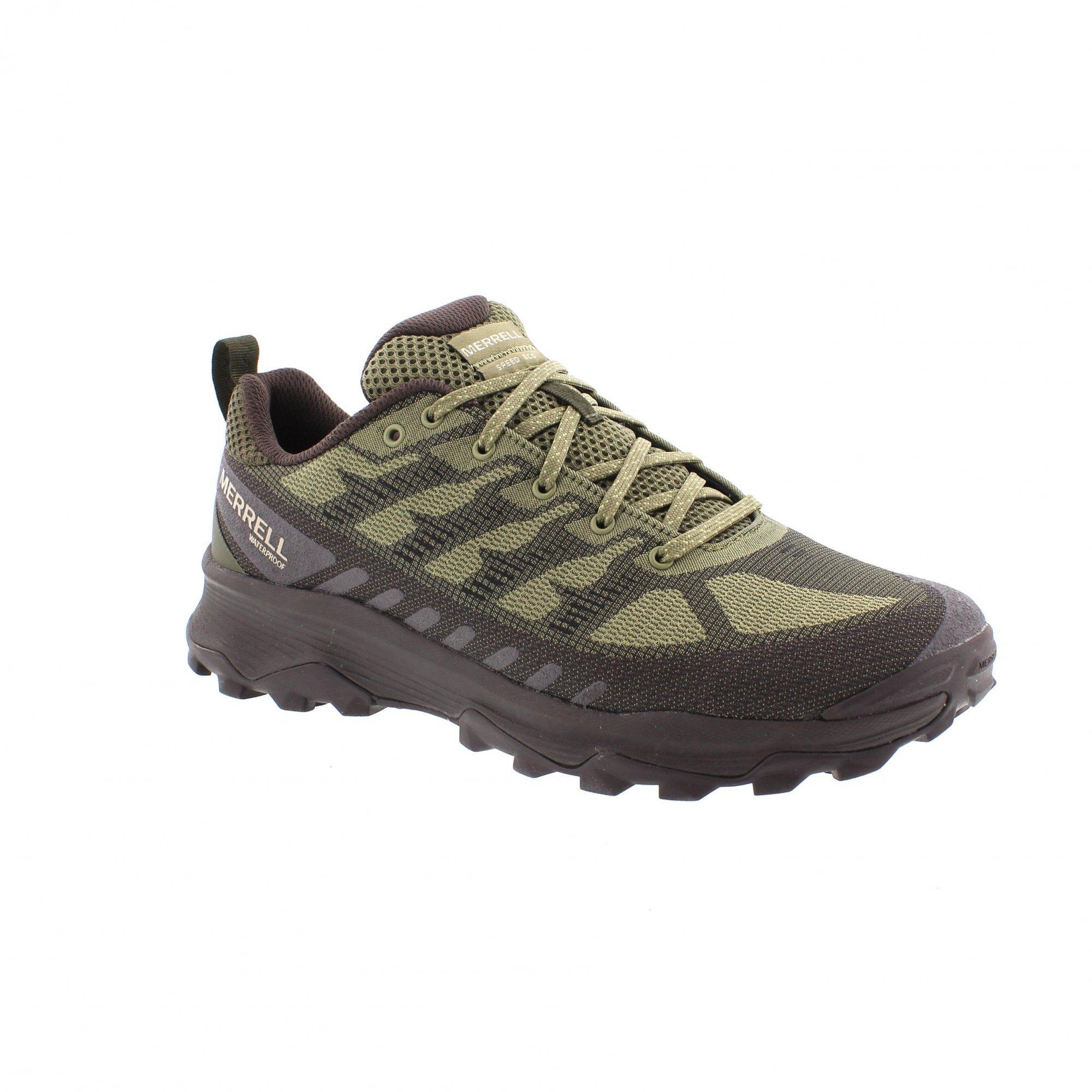 Merrell Men's Speed Waterproof Walking Shoe Black Tiso