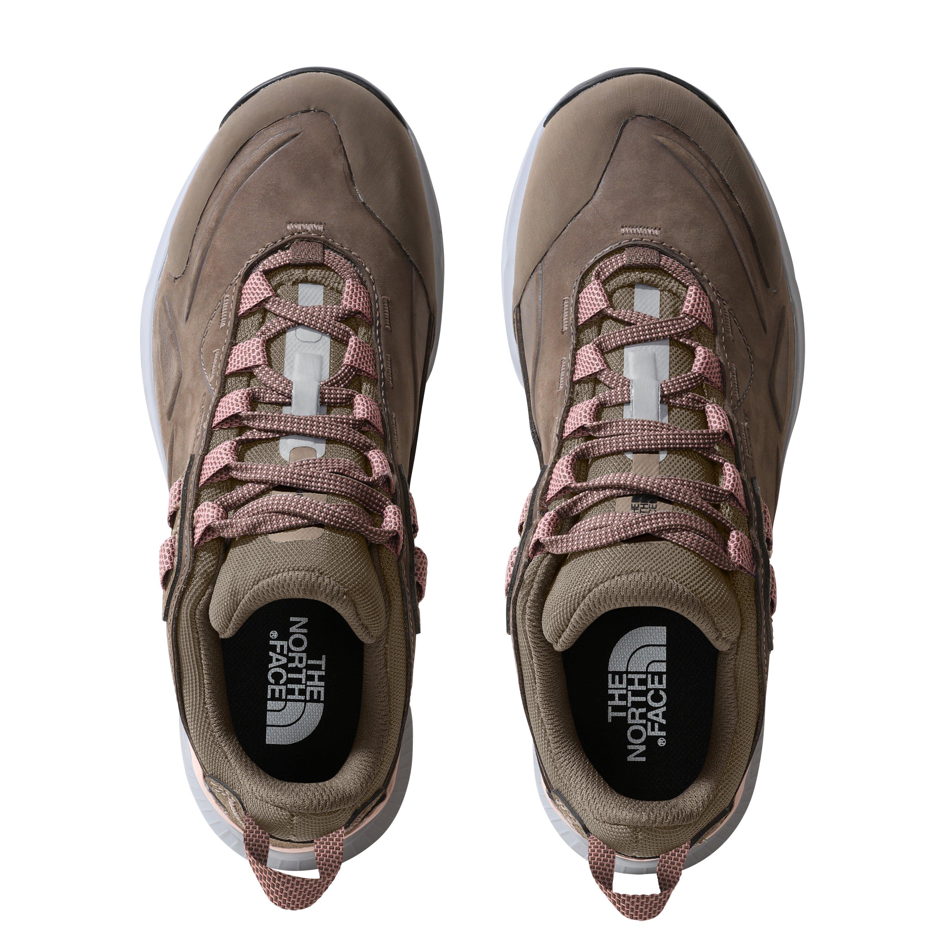 The North Face Women's Cragstone Waterproof Hiking Shoes Brown Tiso