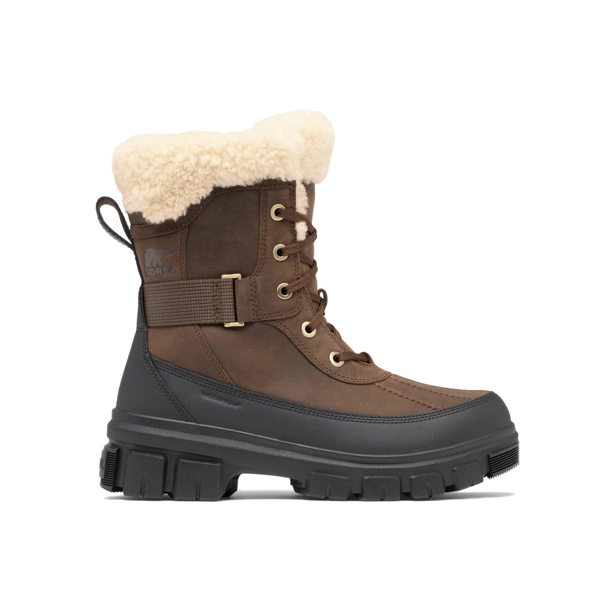 Sorel Women's Torino V Parc Waterproof Snow Boots Brown Tiso