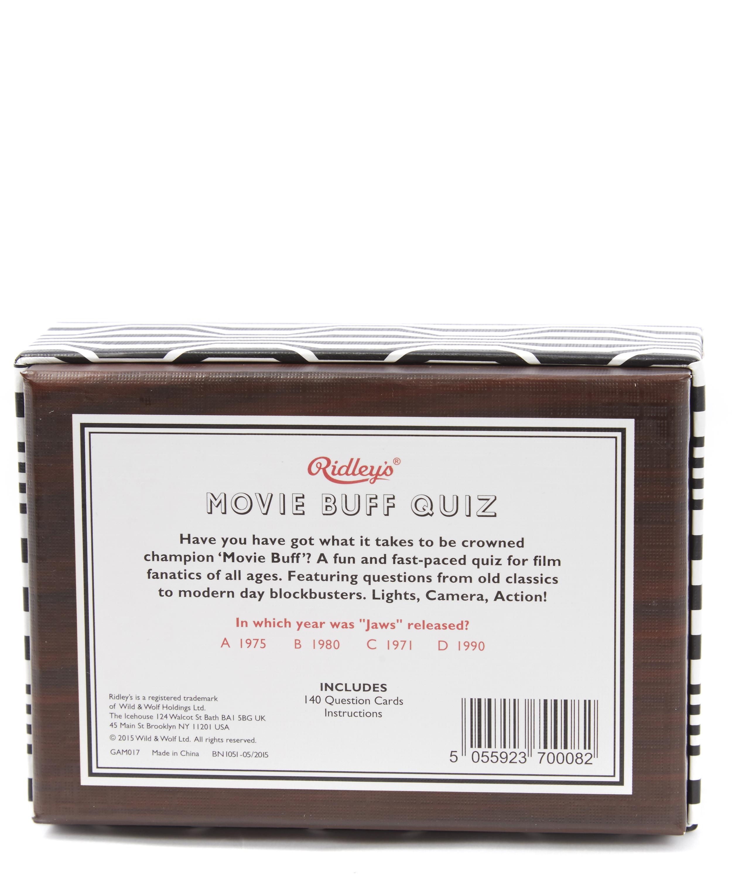 Movie Buff Quiz Liberty London