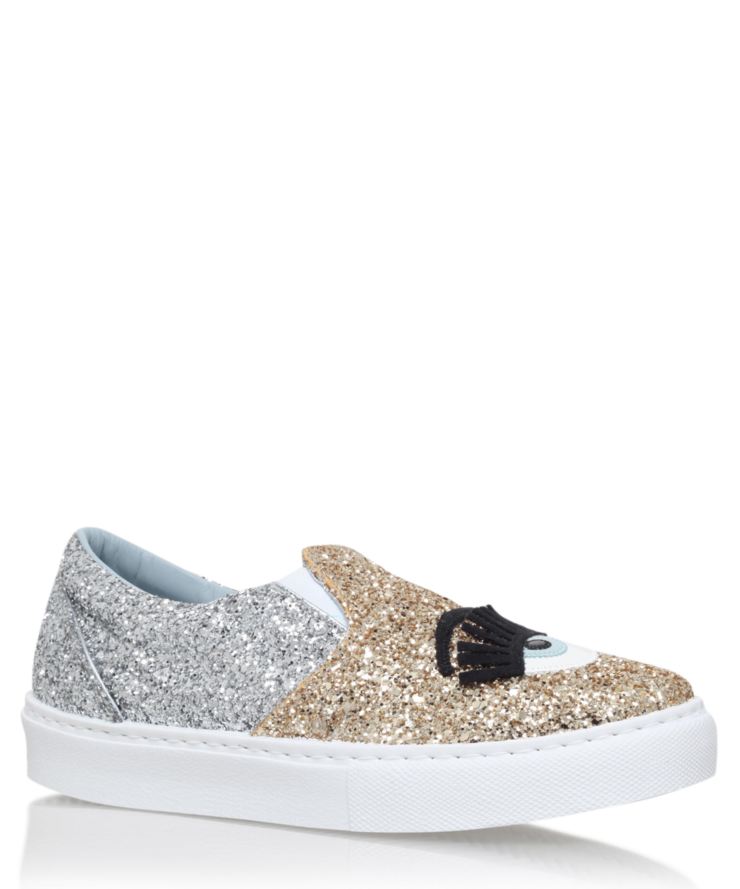 Glitter Flirting Eye Skate Shoes Liberty London