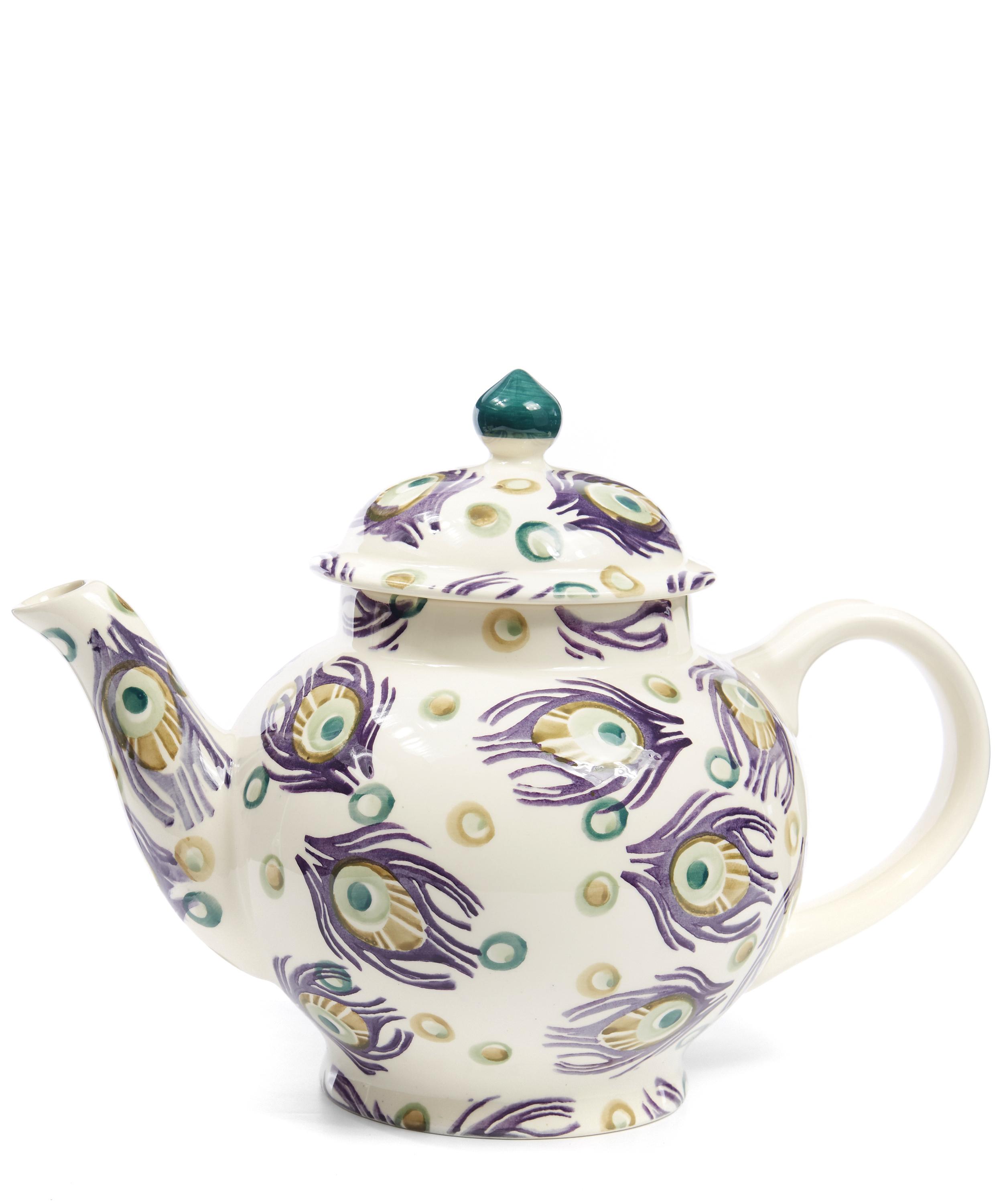 Peacock Four Cup Teapot Liberty London