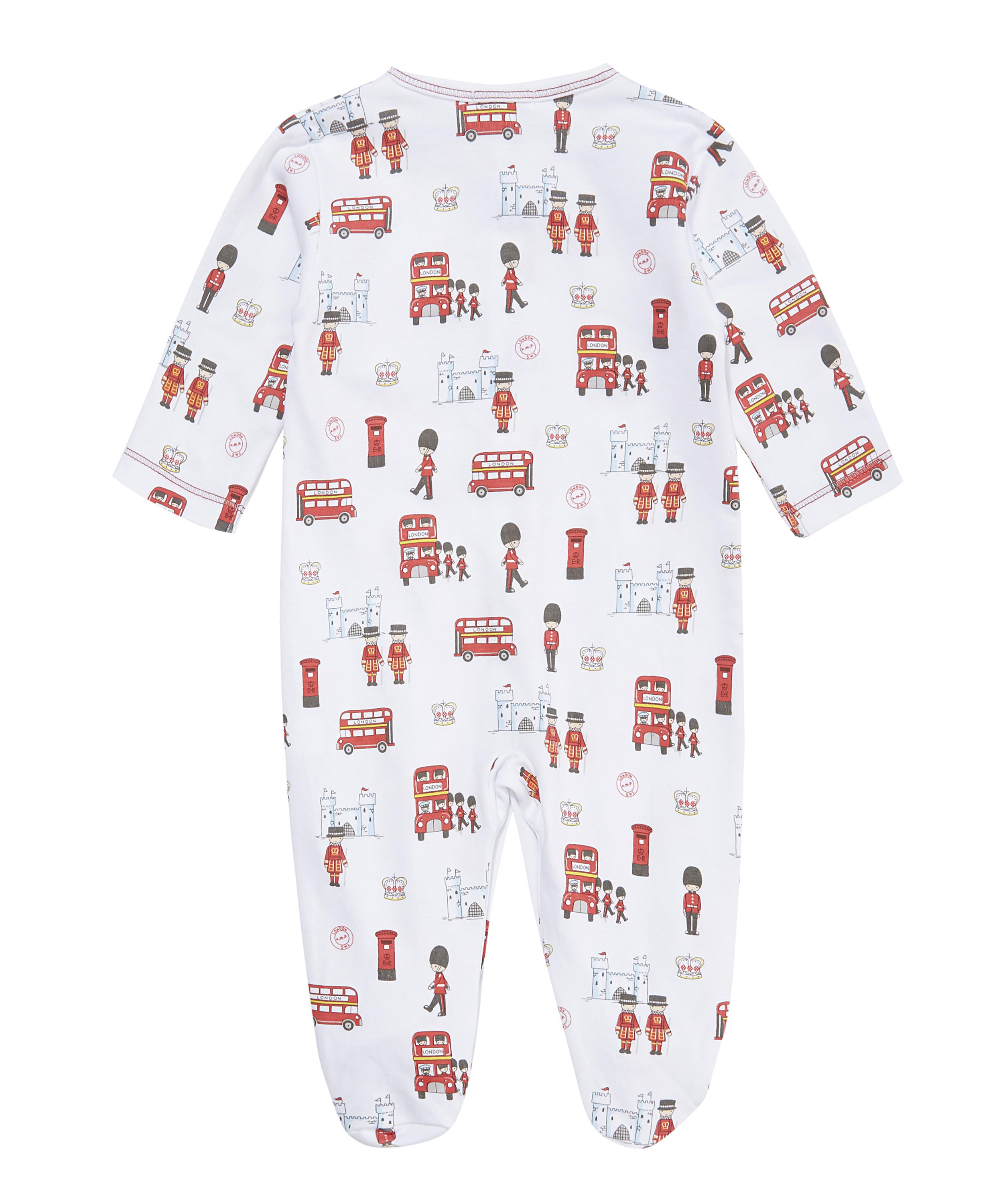 London Print Baby Grow Liberty London