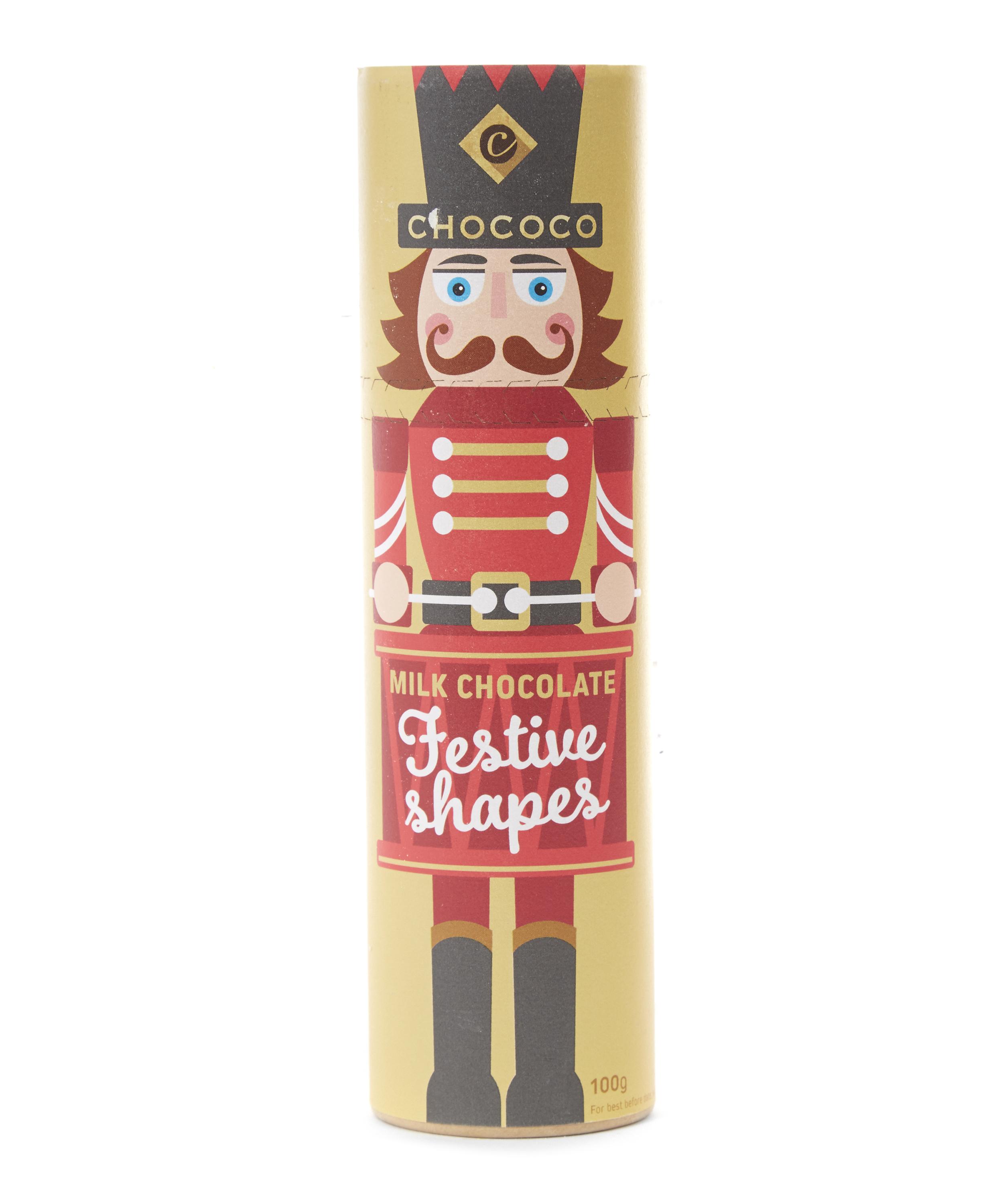 Milk Chocolate Nutcracker Festive Shapes Liberty London