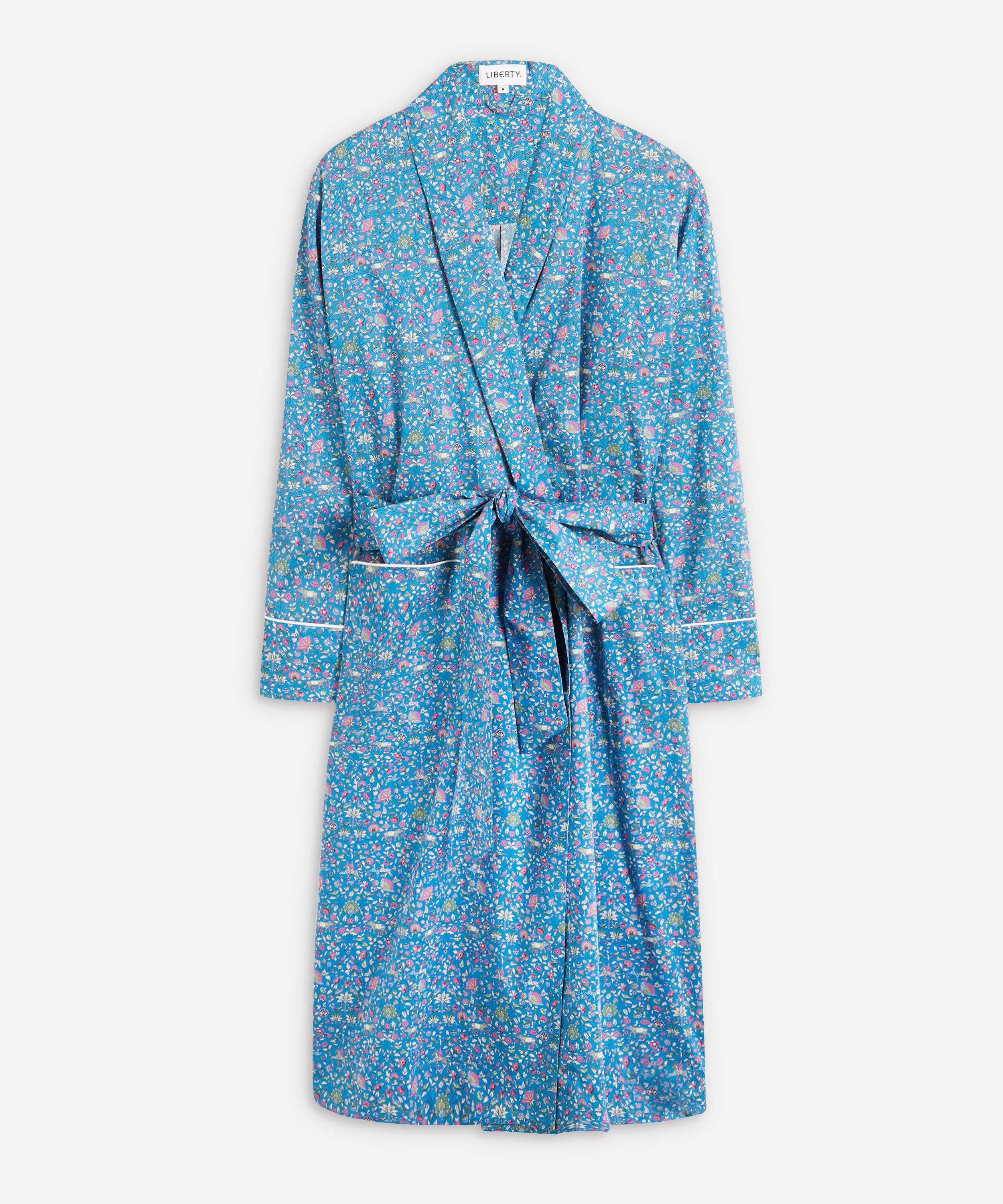 Imran Long Cotton Robe Liberty London