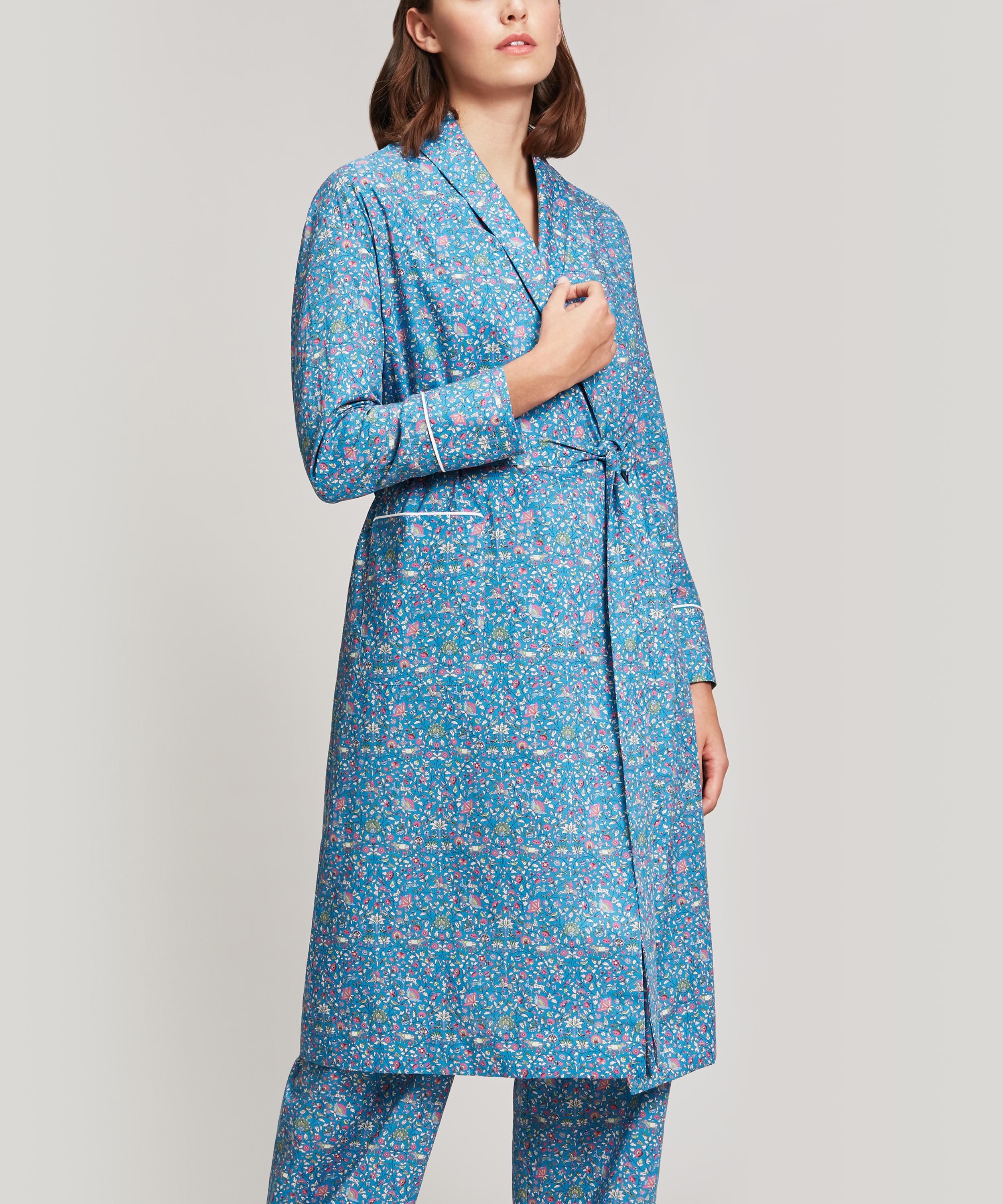 Imran Long Cotton Robe Liberty London