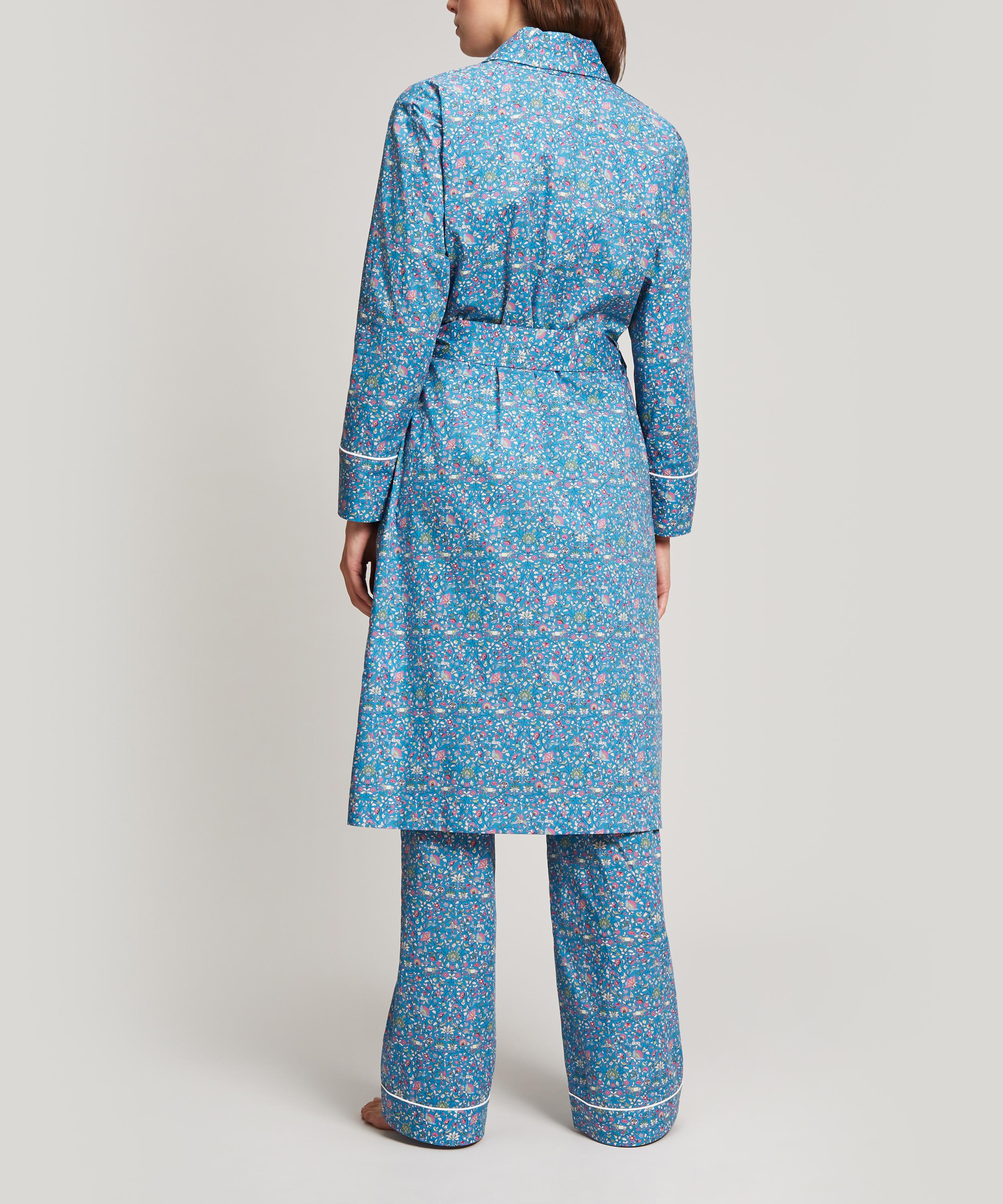 Imran Long Cotton Robe Liberty London