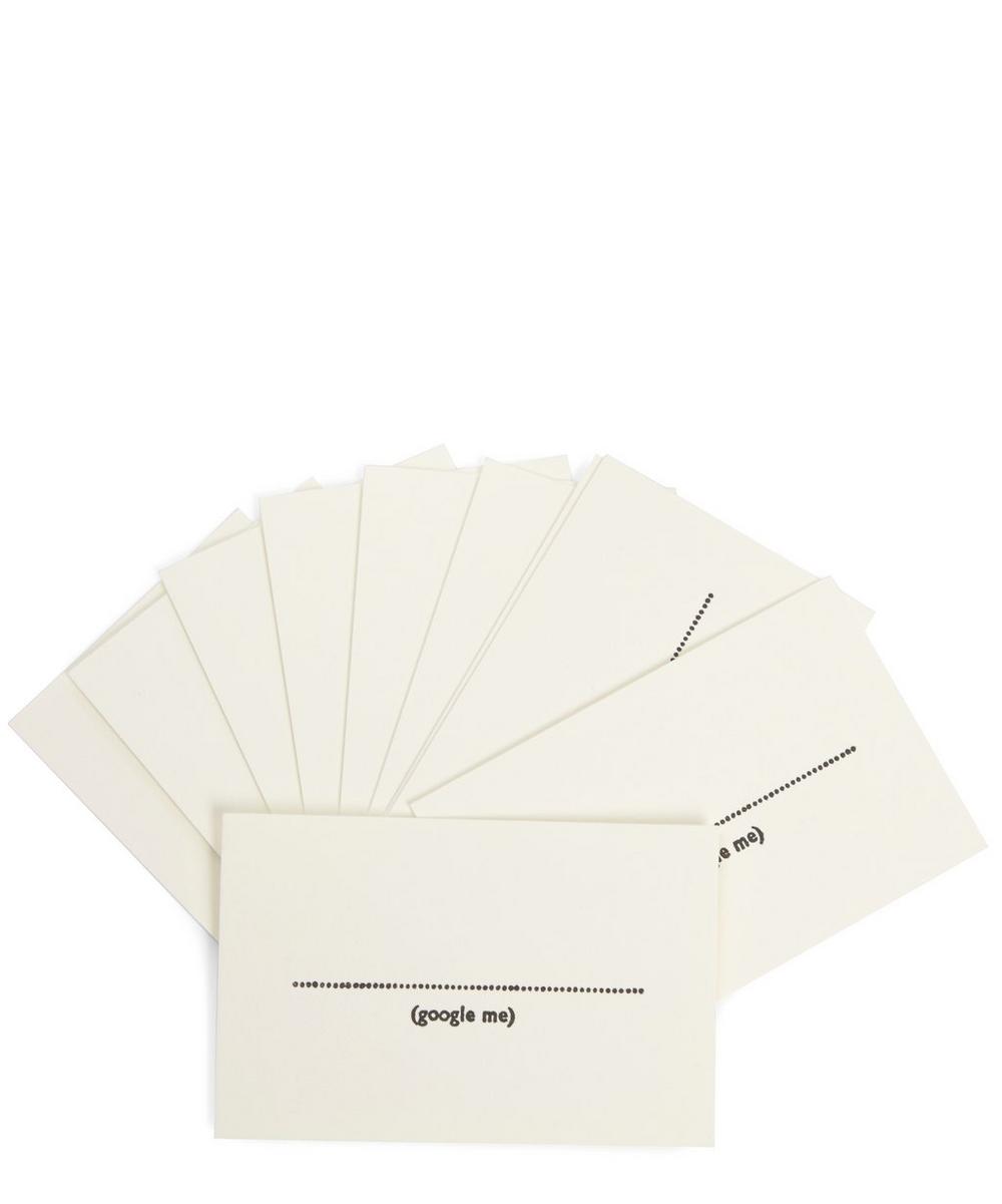 Fill In The Blank Business Cards