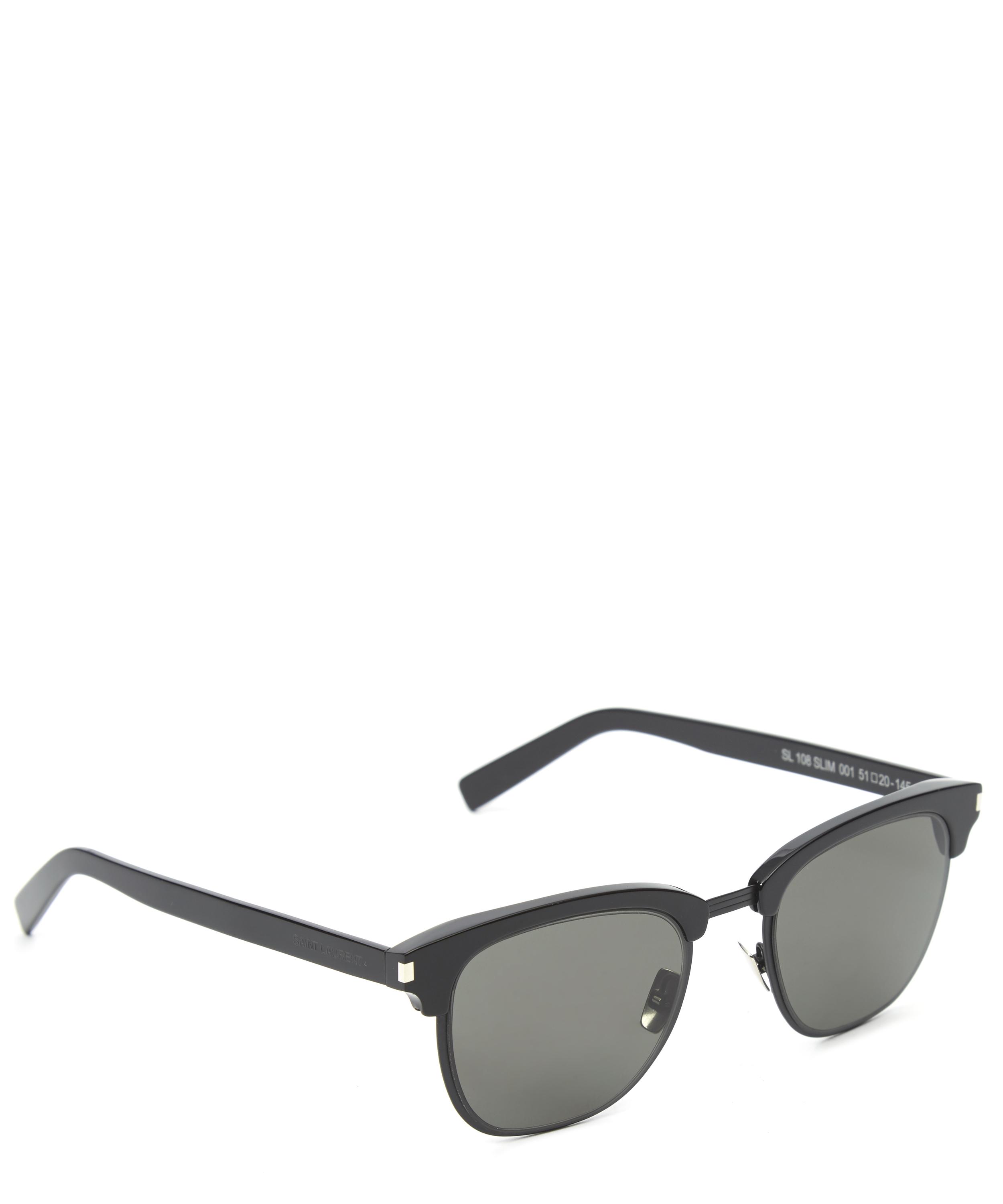 Slim Half-Frame Wayfarer Sunglasses Liberty London