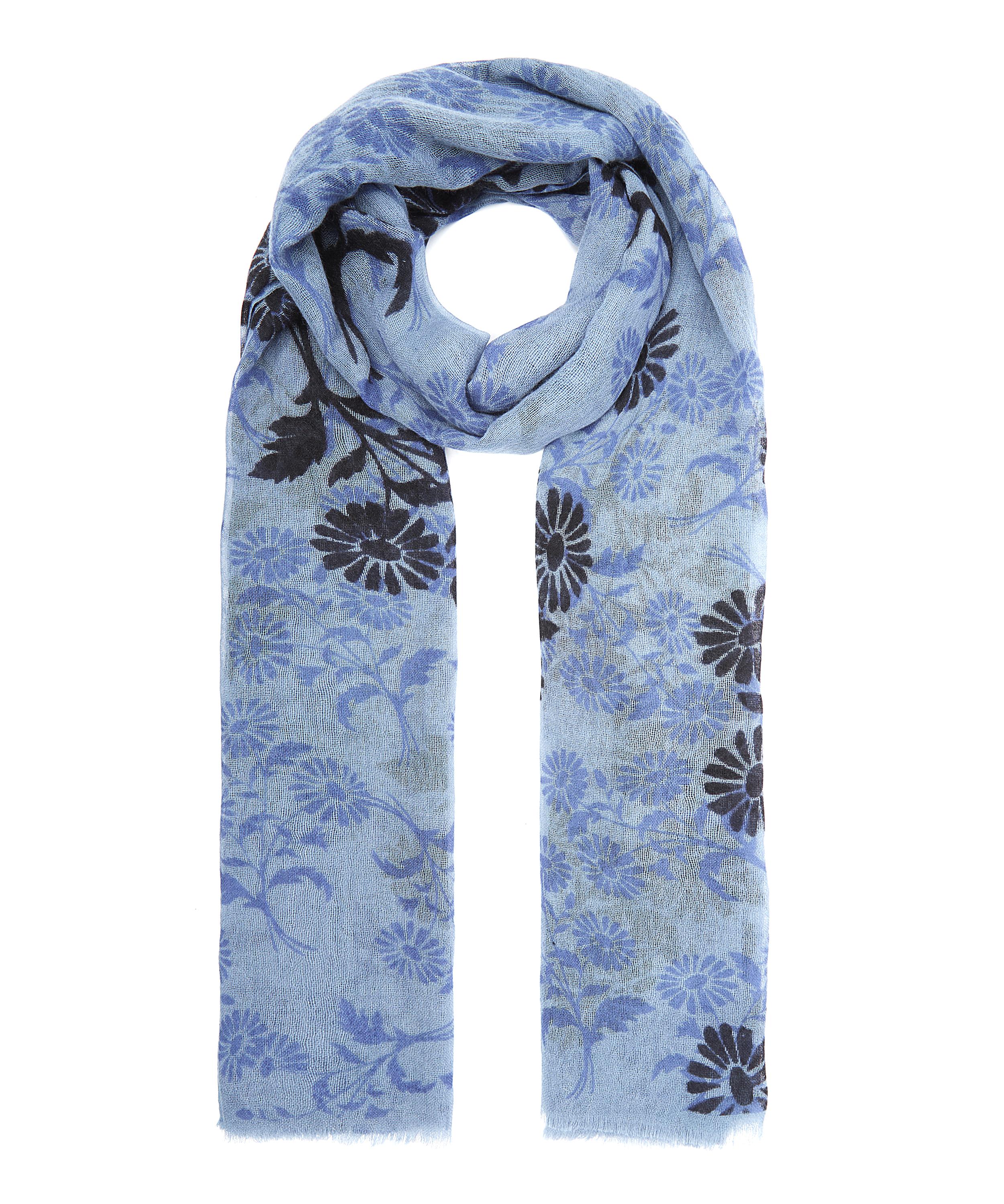 Floral branches cashmere shawl  liberty london
